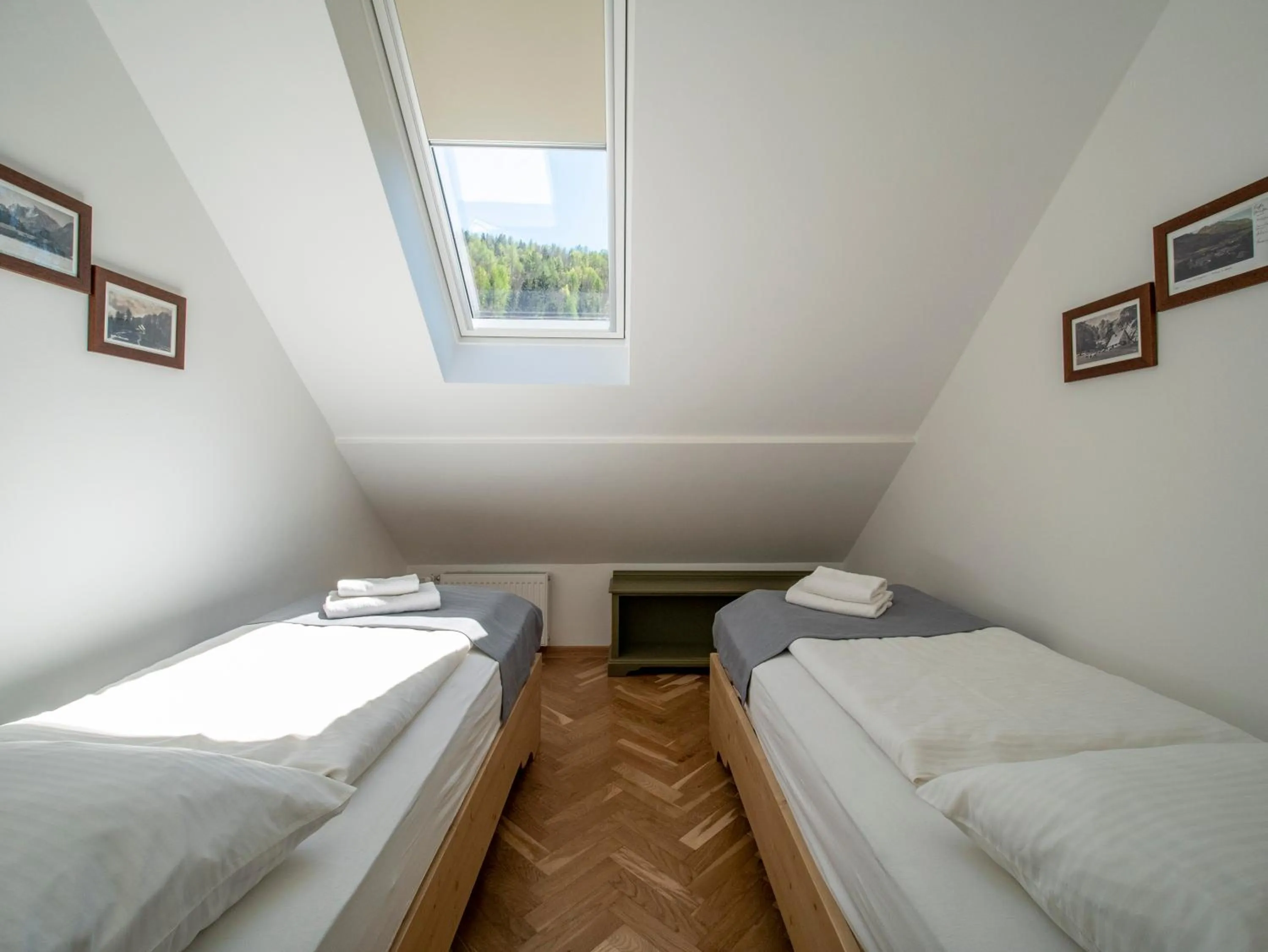 Bed in Berghi Hotel and Apartments