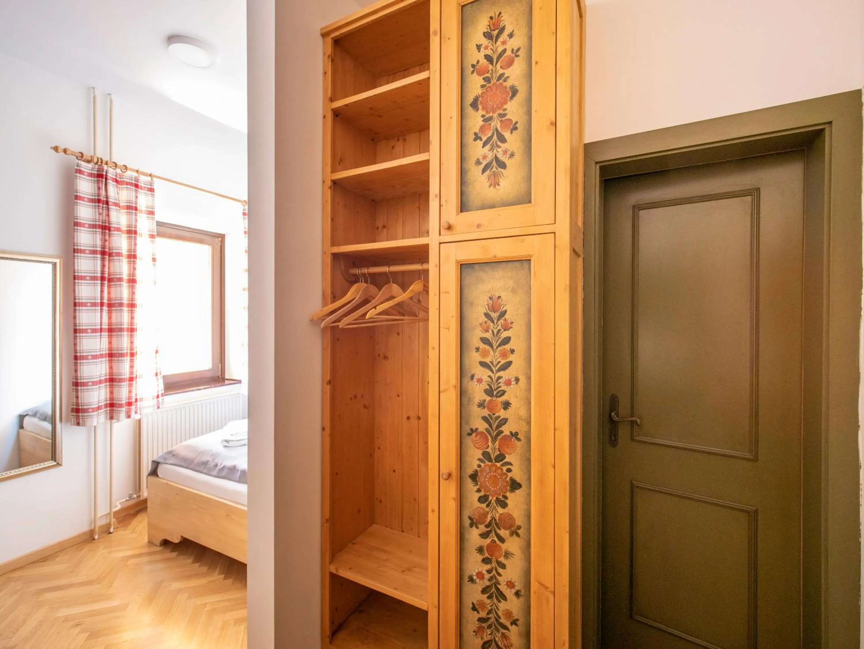 Bed in Berghi Hotel and Apartments