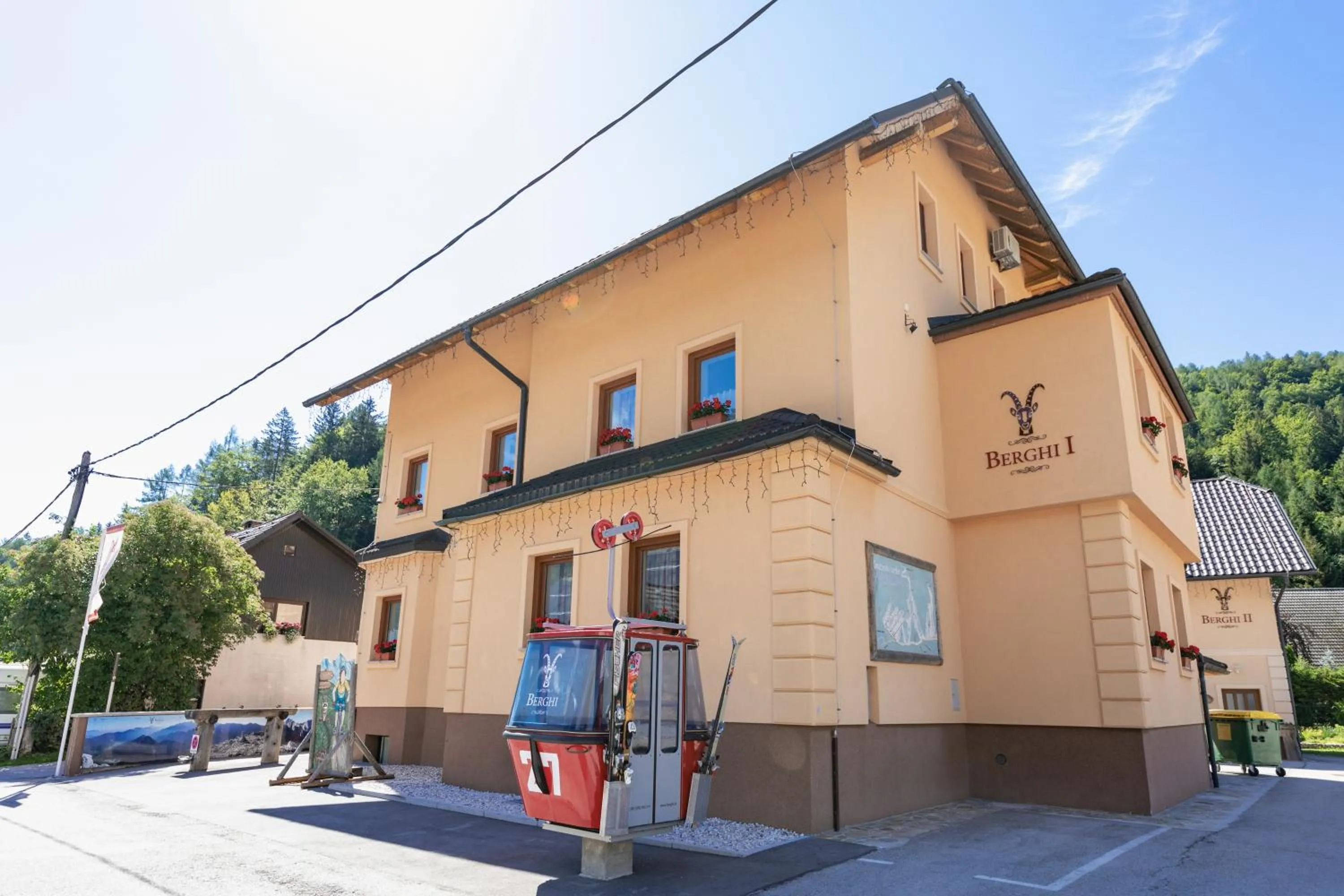 Property building in Berghi Hotel and Apartments