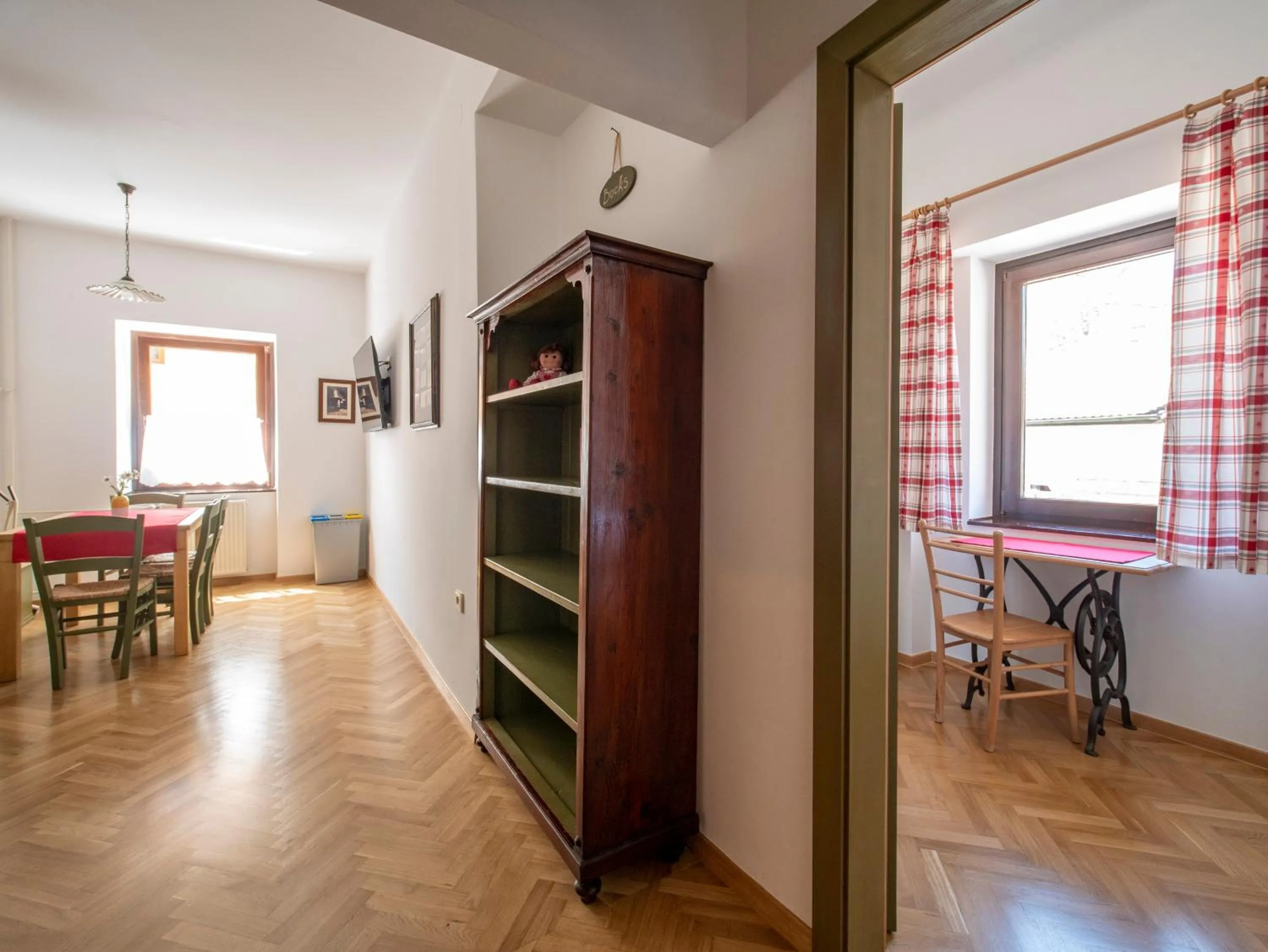 Kitchen or kitchenette in Berghi Hotel and Apartments