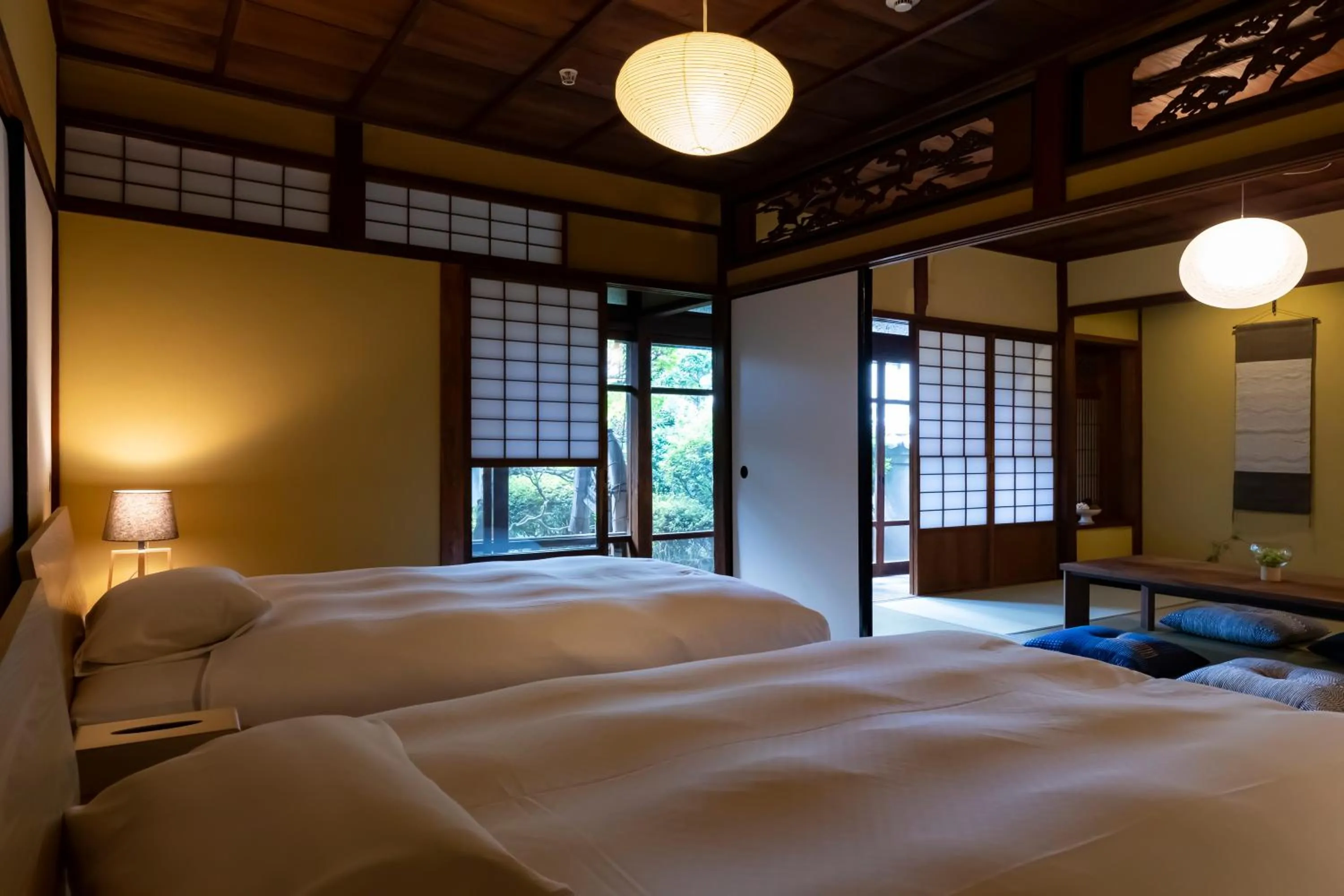 Bed in NIPPONIA HOTEL NARA NARAMACHI