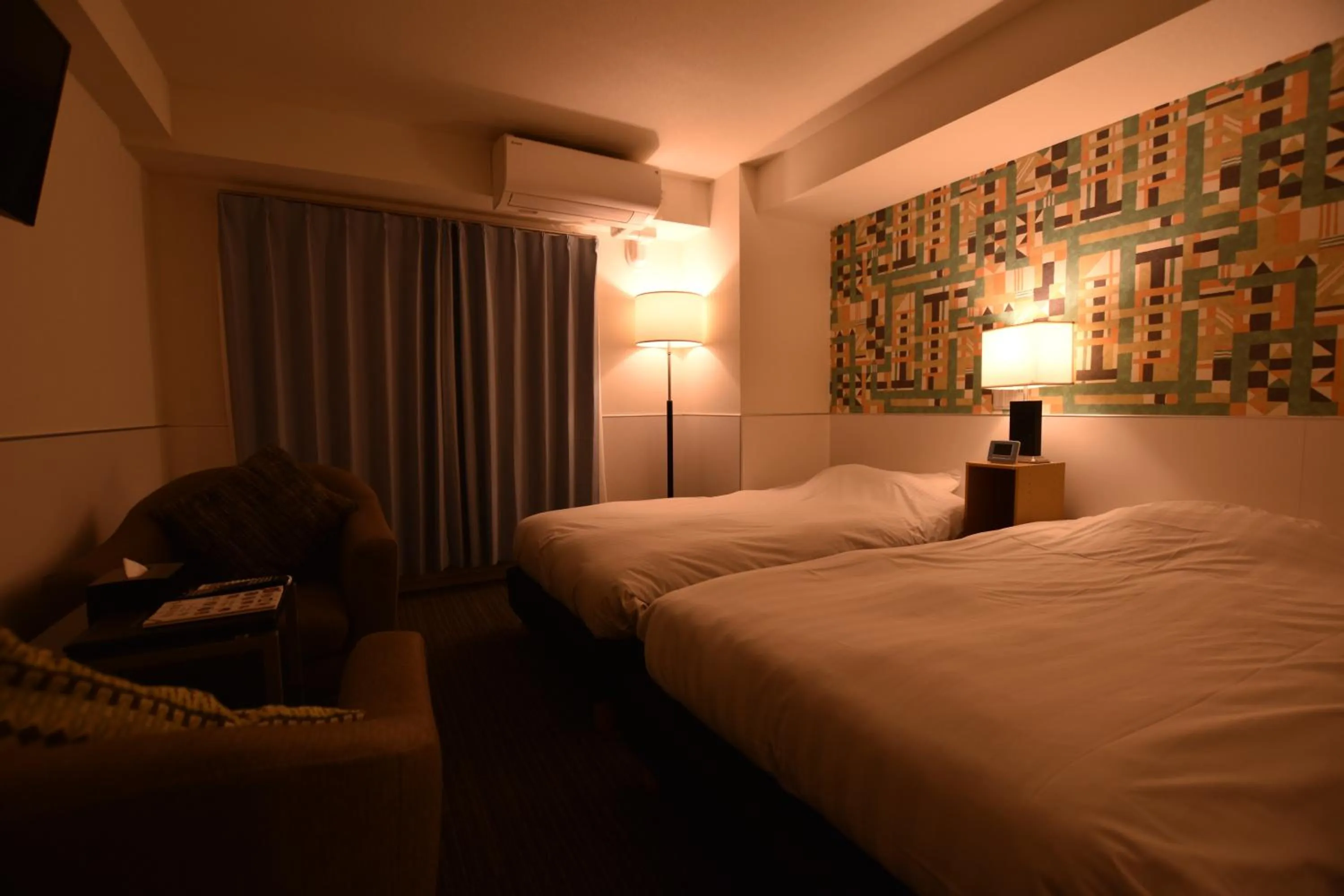 Living room, Bed in Residence Condominium KALAHAAI