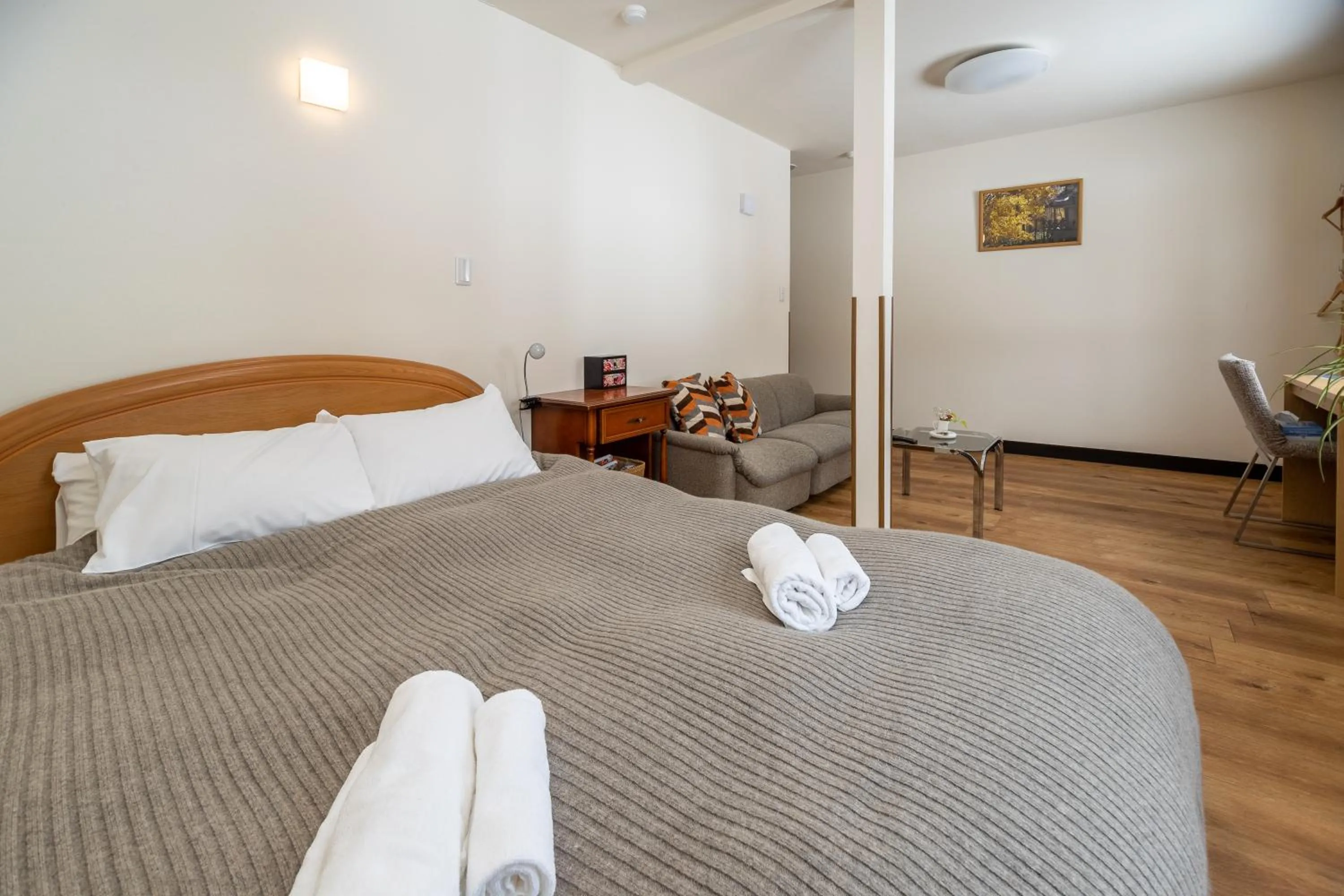 Bed in Lodge Romulus