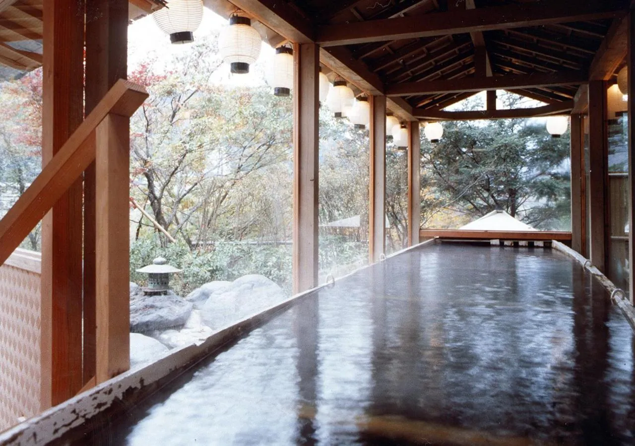 Hot Spring Bath in Kinugawa Park Hotels
