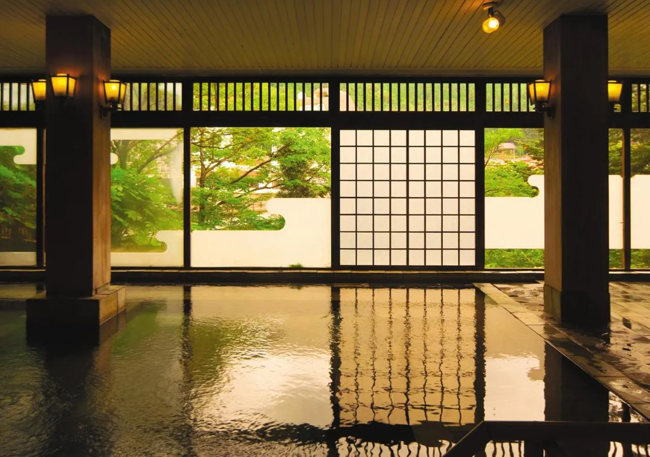 Hot Spring Bath in Kinugawa Park Hotels