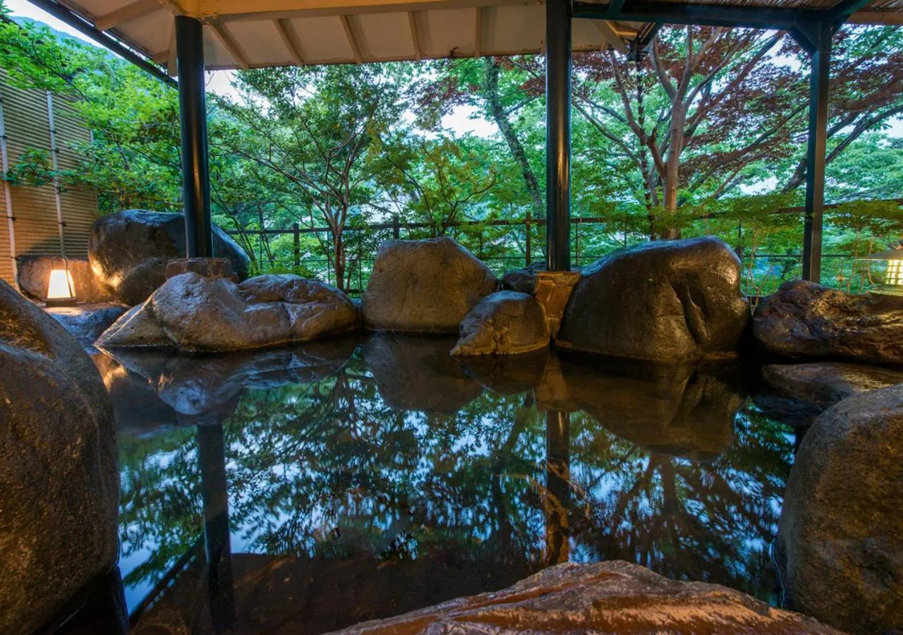 Hot Spring Bath in Kinugawa Park Hotels