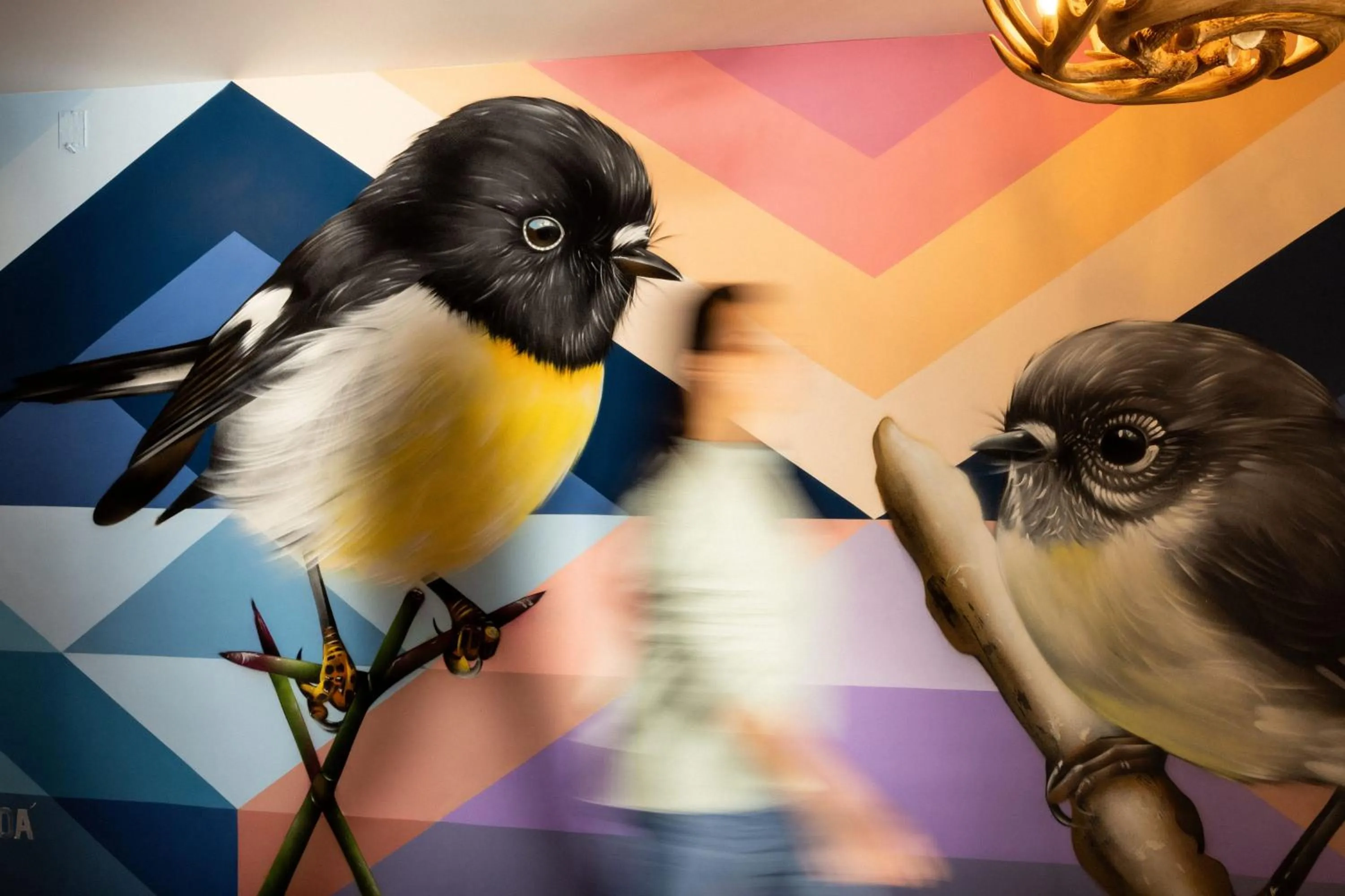 Decorative detail in Haka House Queenstown Lakefront