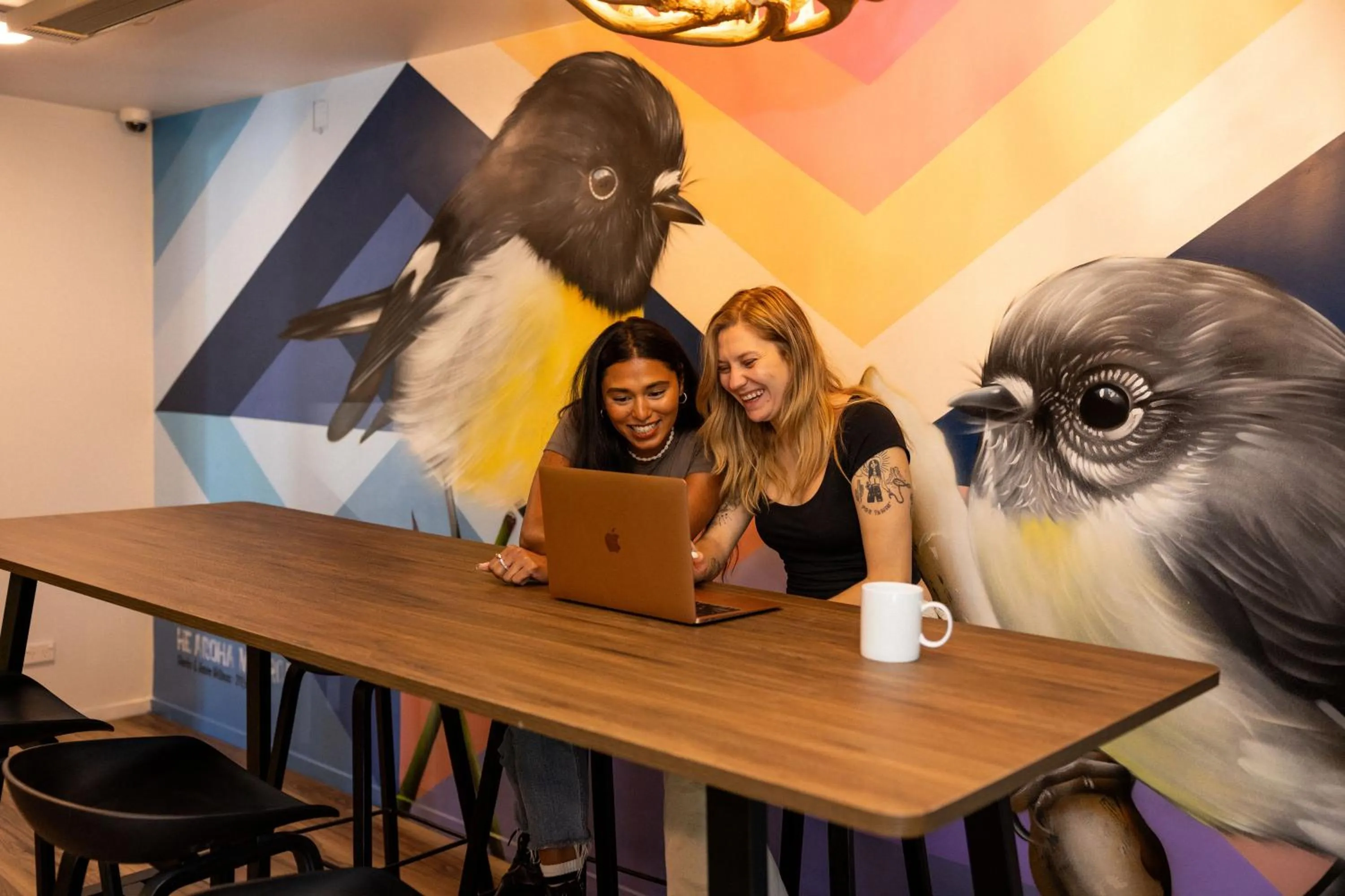 Decorative detail in Haka House Queenstown Lakefront