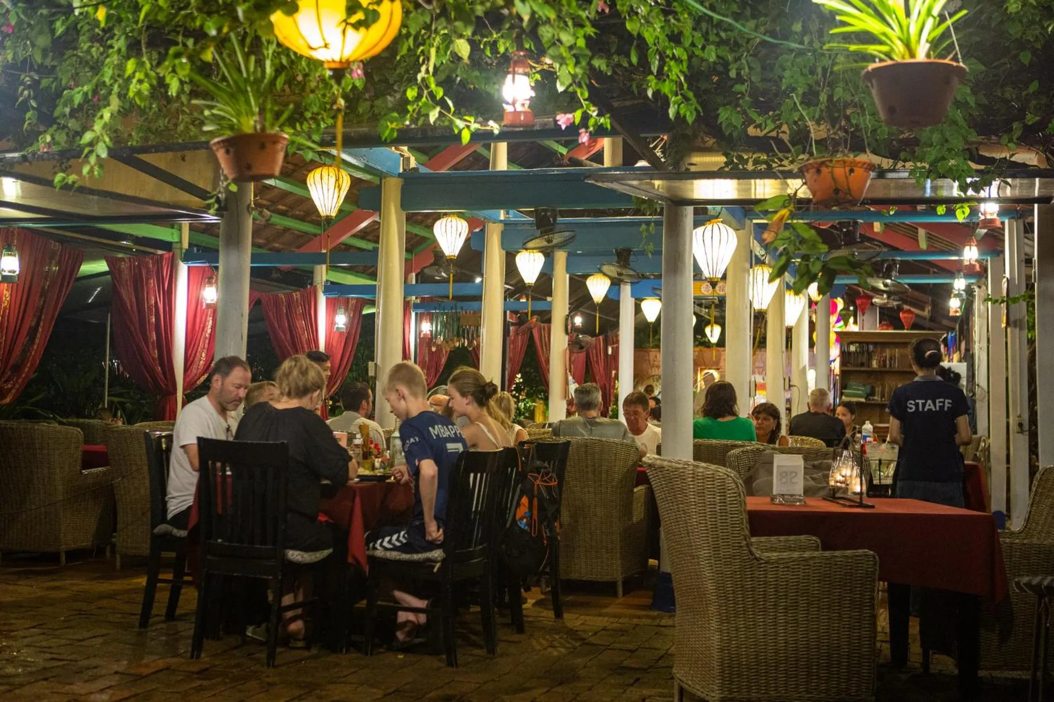 Seating area in Phong Nha Farmstay