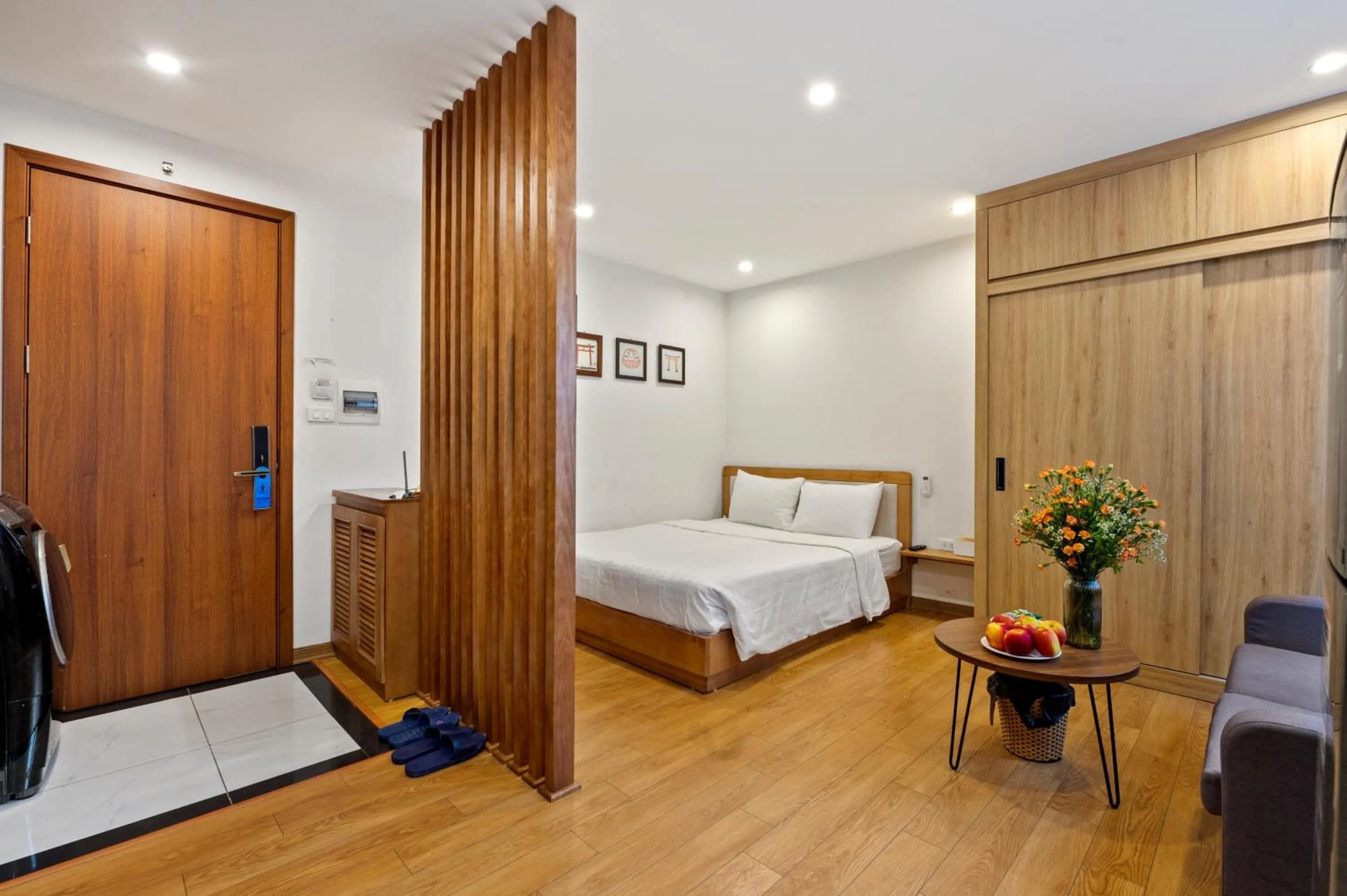 Bed in 22Housing luxury Hotel & Residence 39 Linh Lang