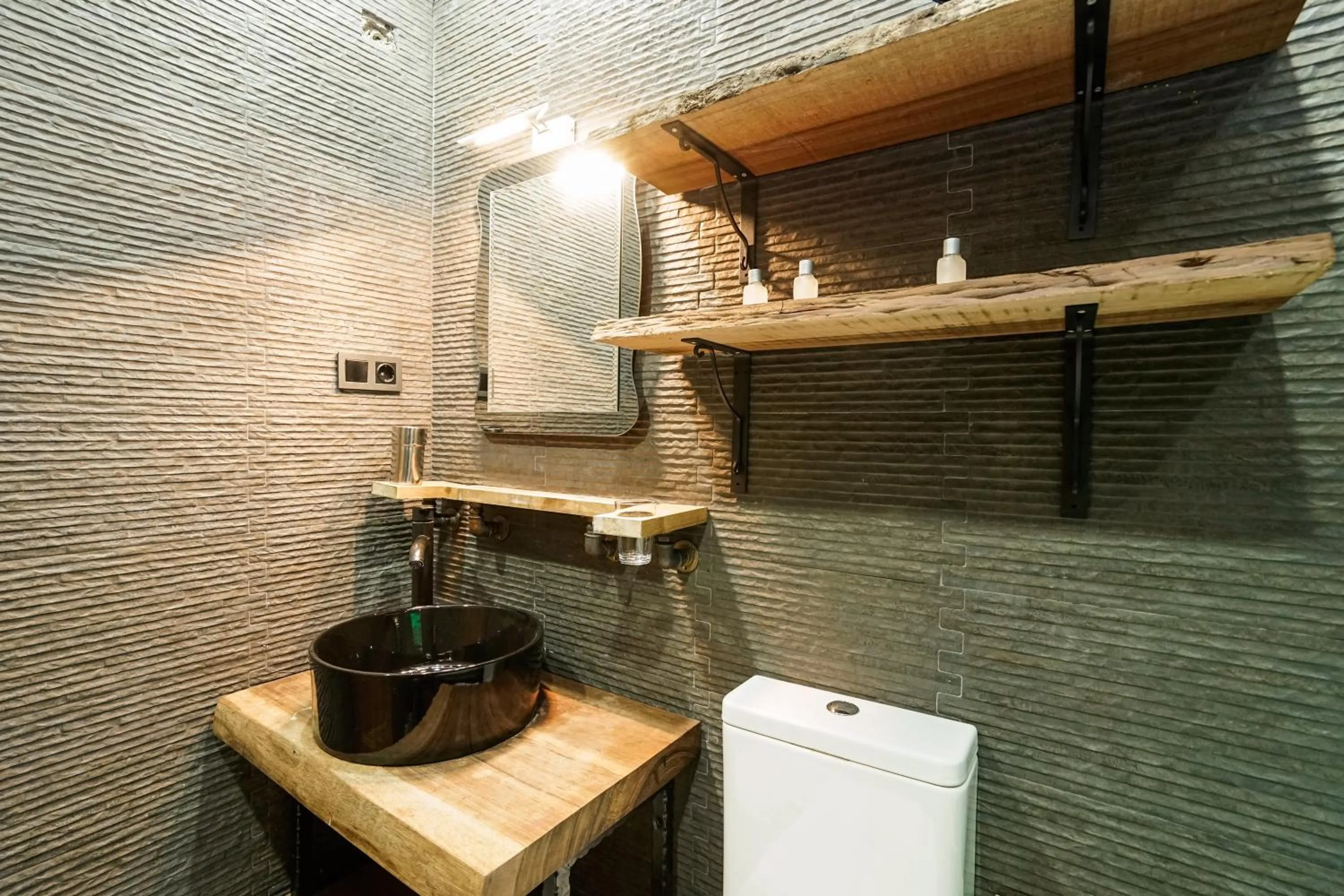 Toilet in Cube Suites