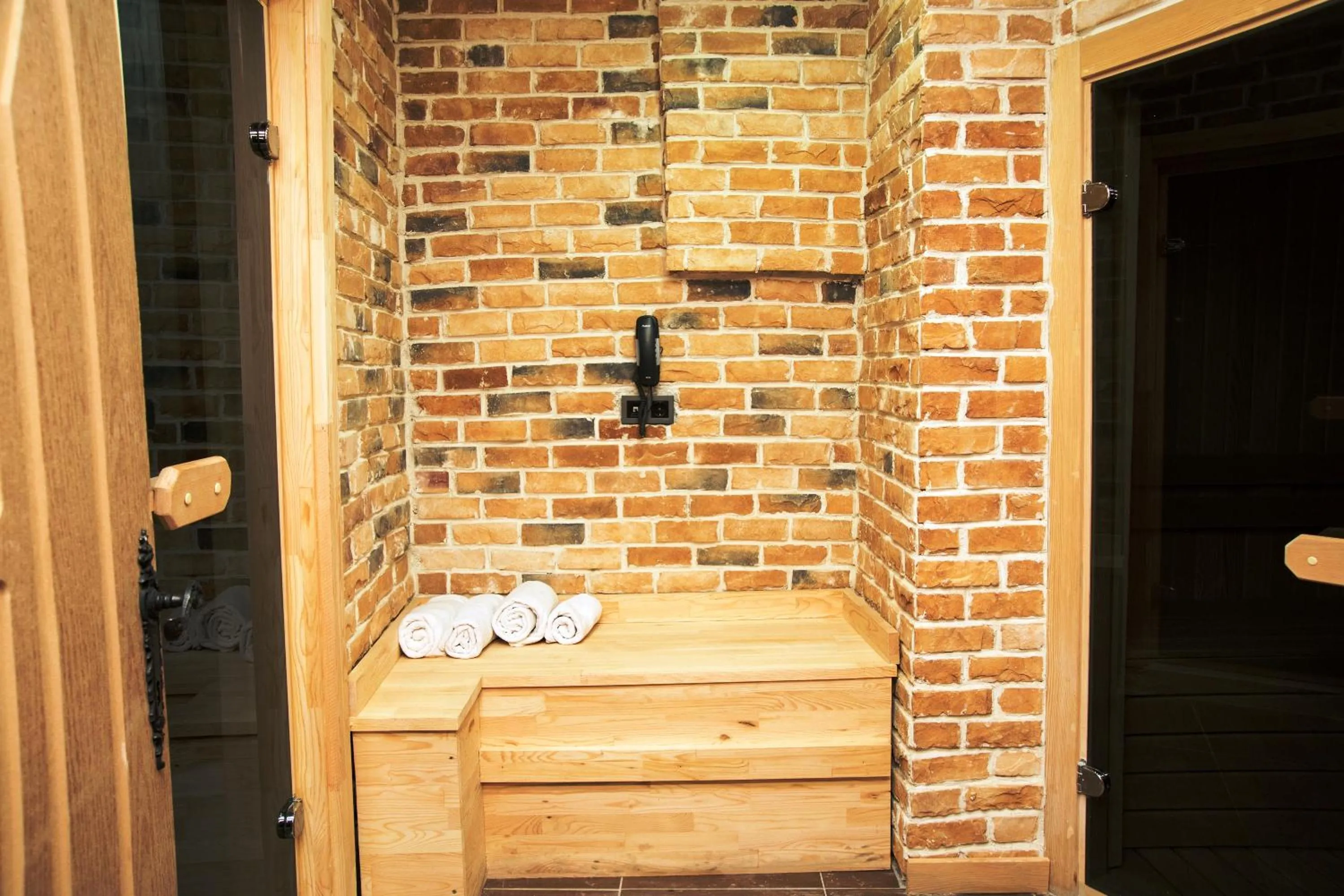 Sauna in Cube Suites