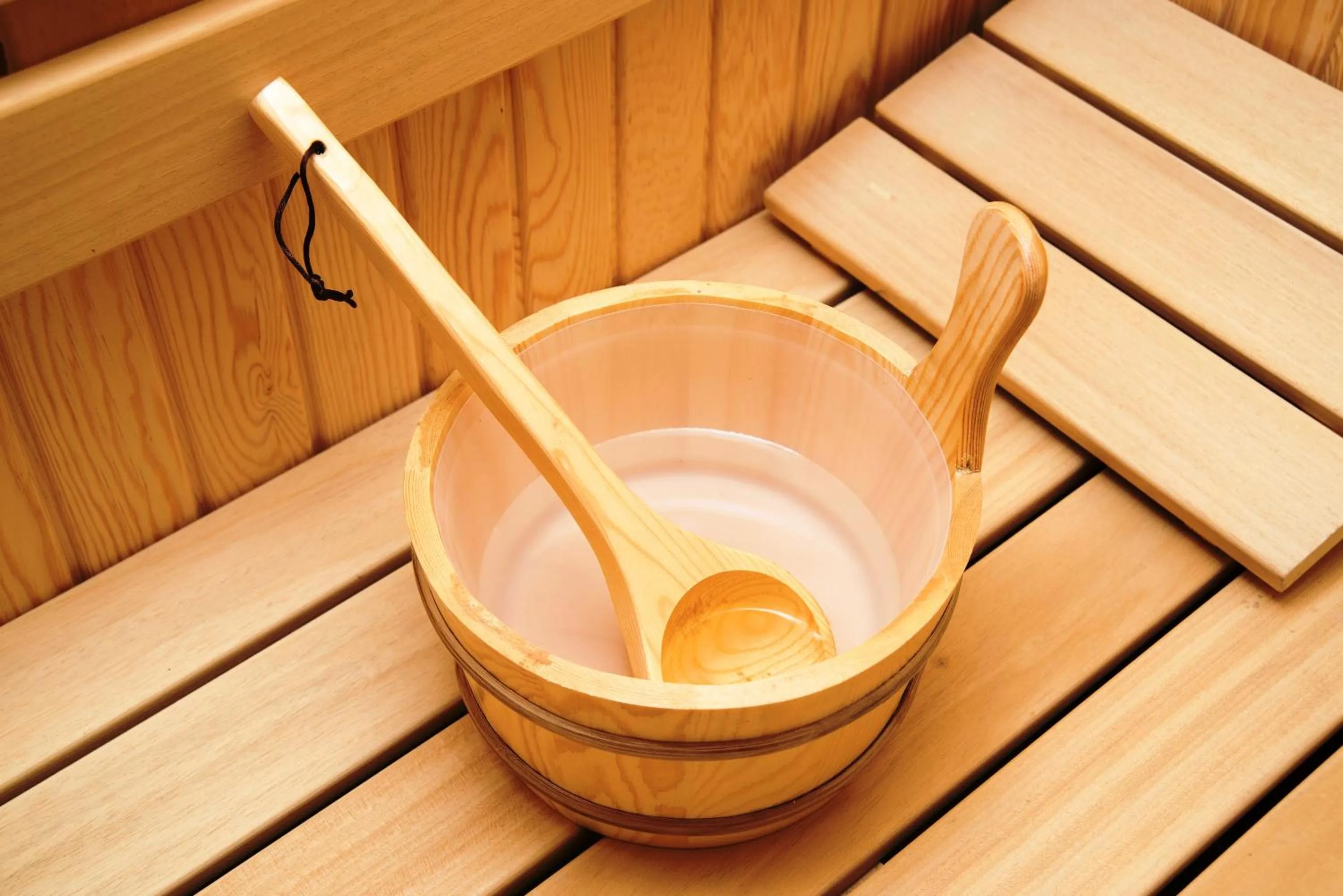 Sauna in Cube Suites