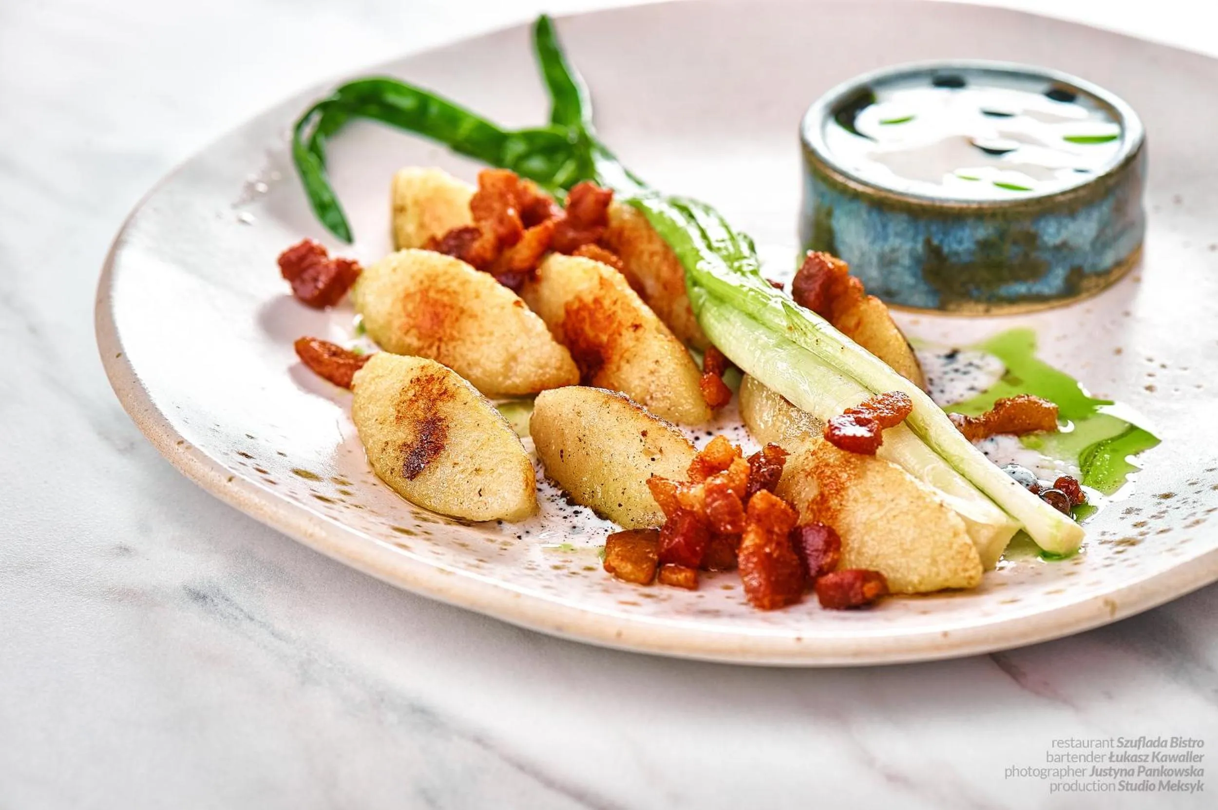 Food close-up in Szuflada Rooms