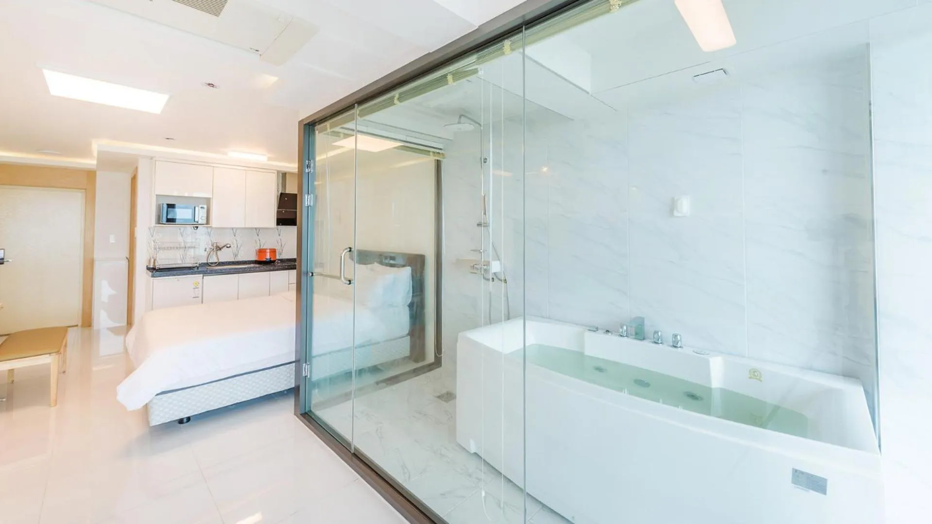 Bathroom in Castle Pool Resort