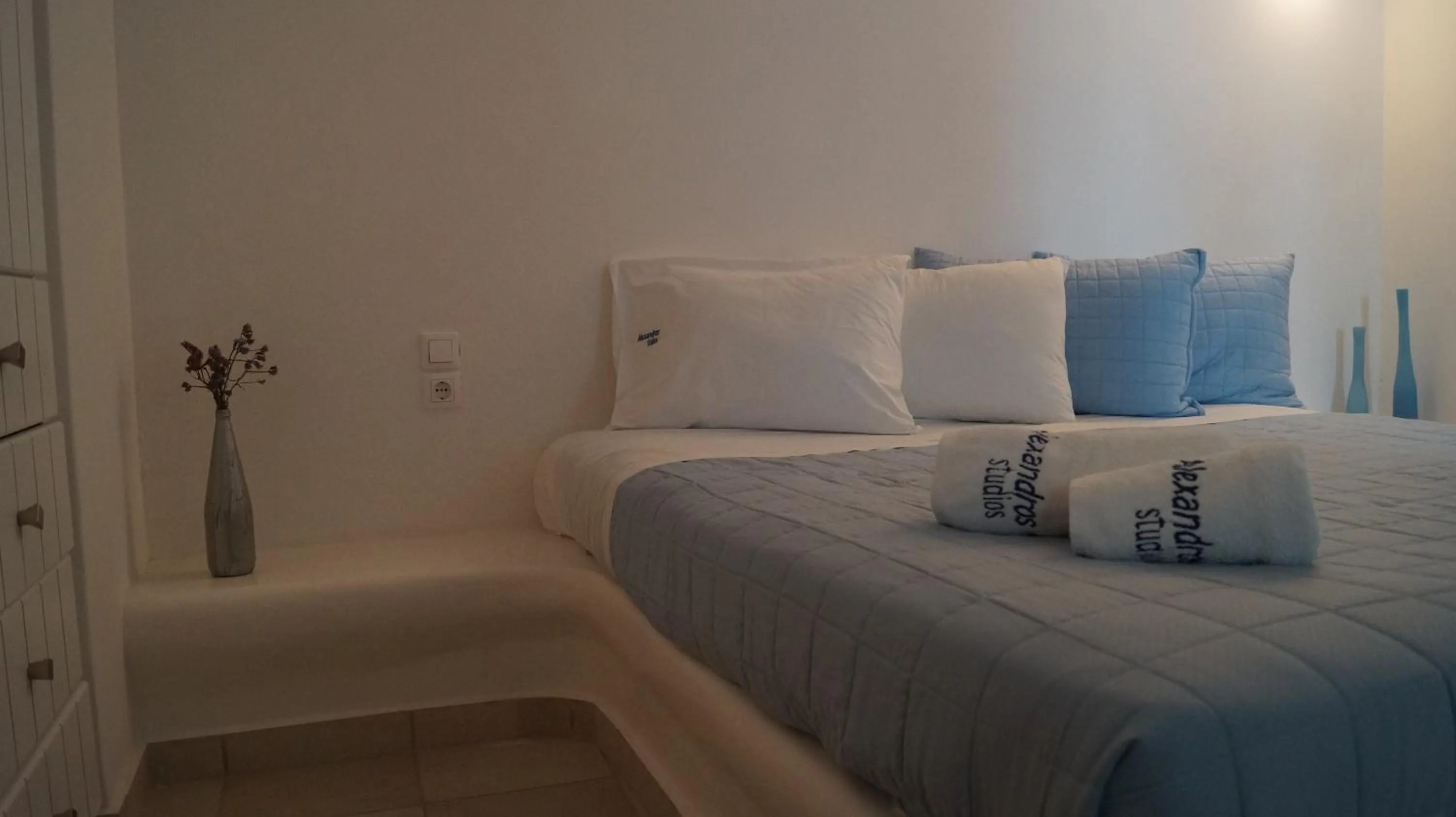 Bed in Alexandros Studios