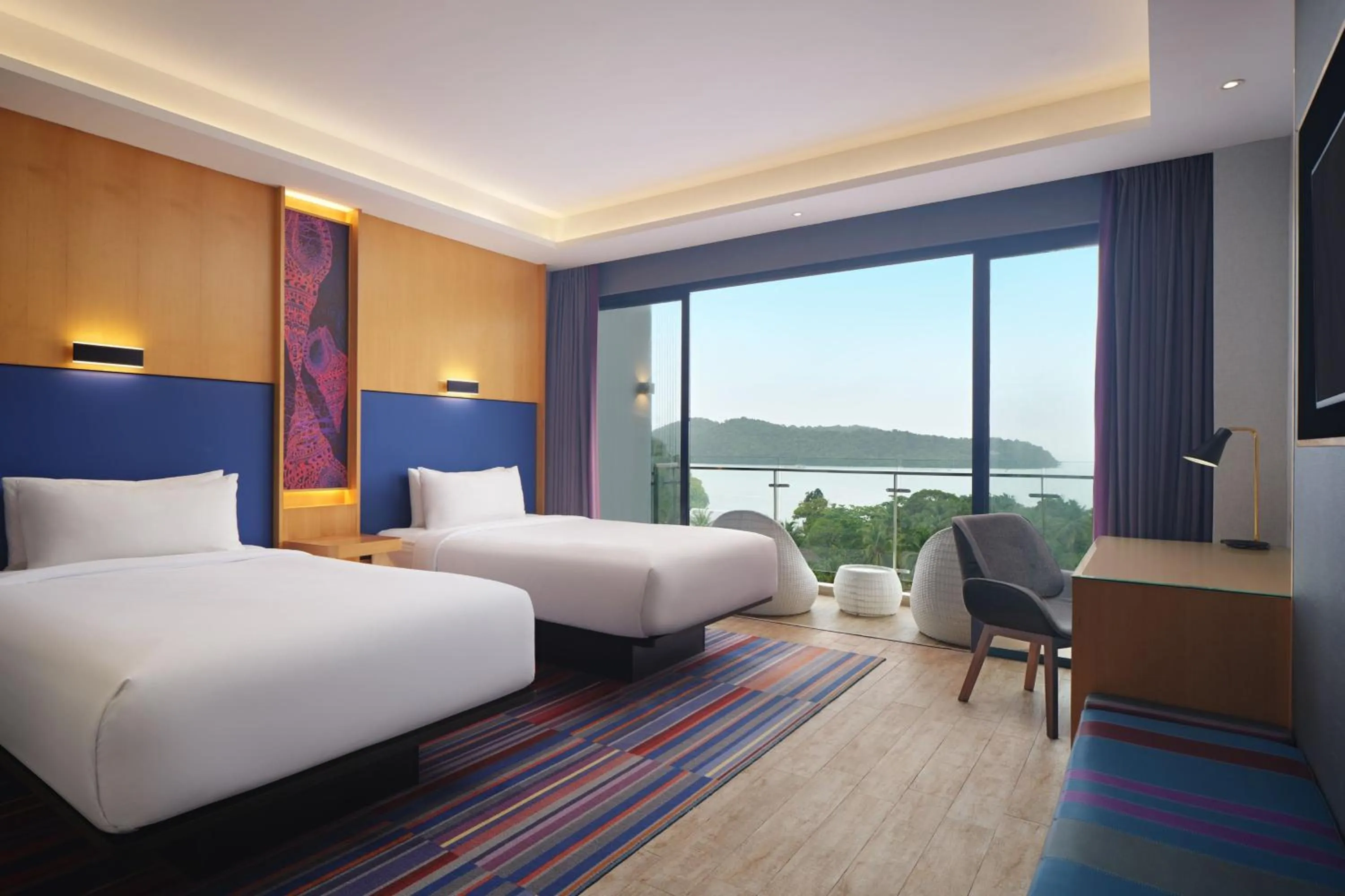 Photo of the whole room, Bed in Aloft Langkawi Pantai Tengah