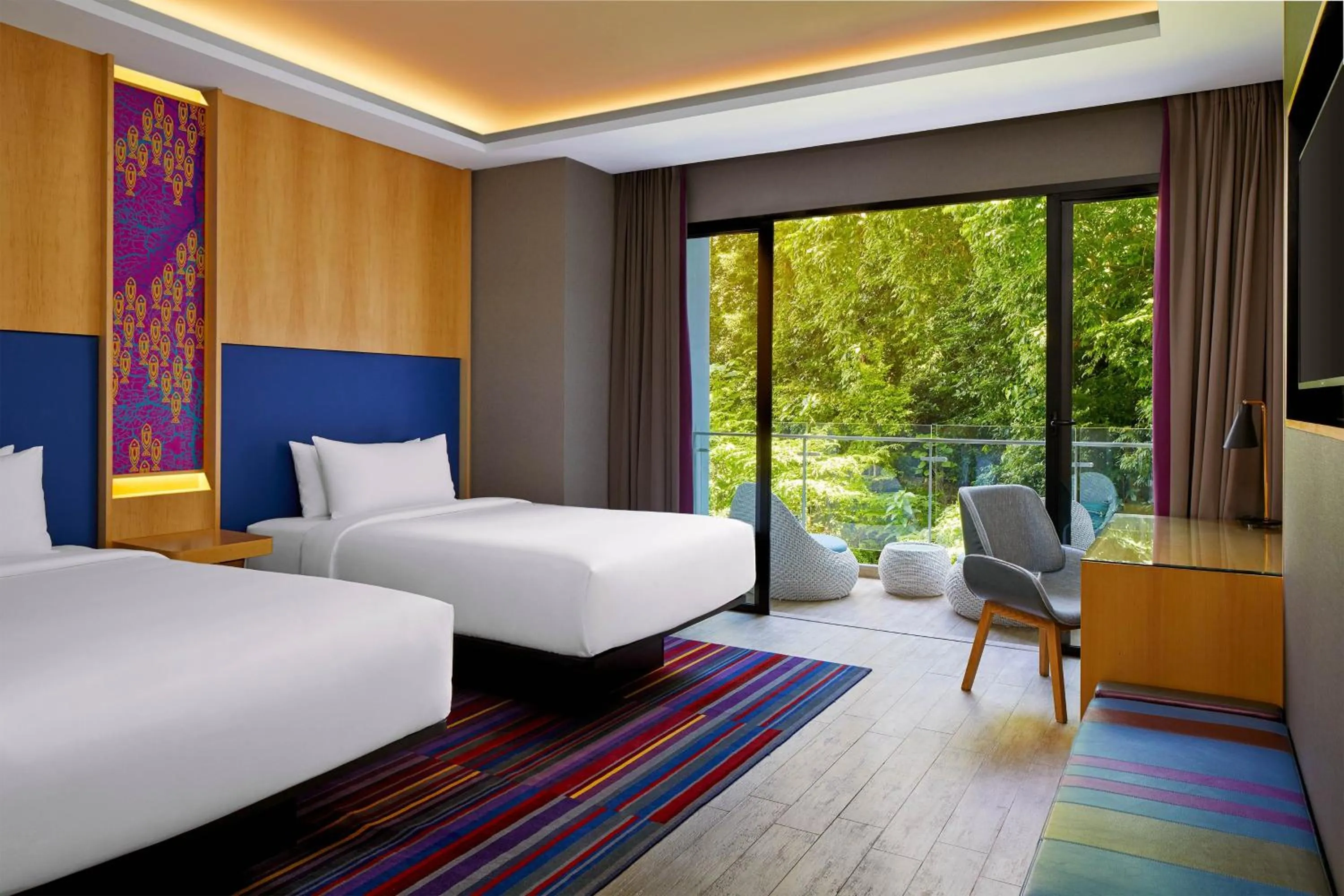 Photo of the whole room, Bed in Aloft Langkawi Pantai Tengah