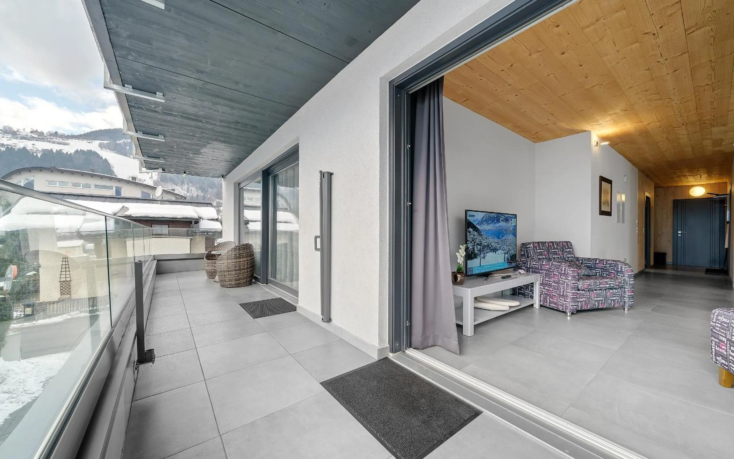 Balcony/Terrace in Aparthotel Zell am See (Contactless Check-In)