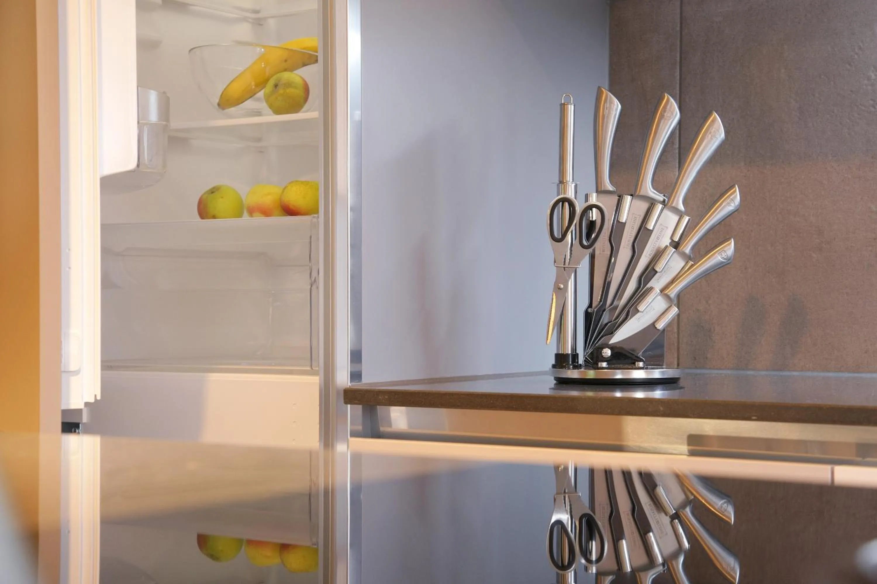 Kitchen or kitchenette in Aparthotel Zell am See (Contactless Check-In)