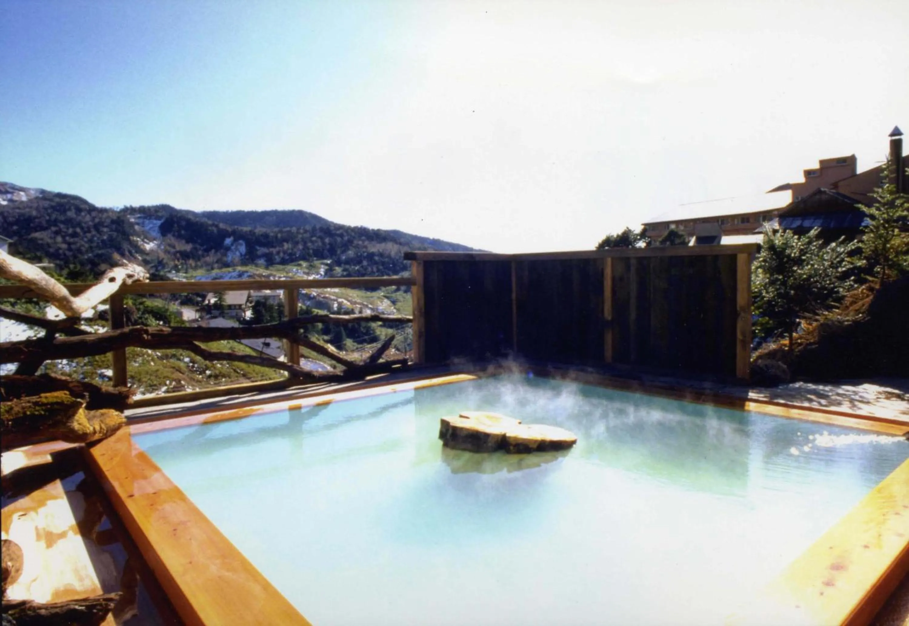 Hot Spring Bath in Manza Onsen Nisshinkan