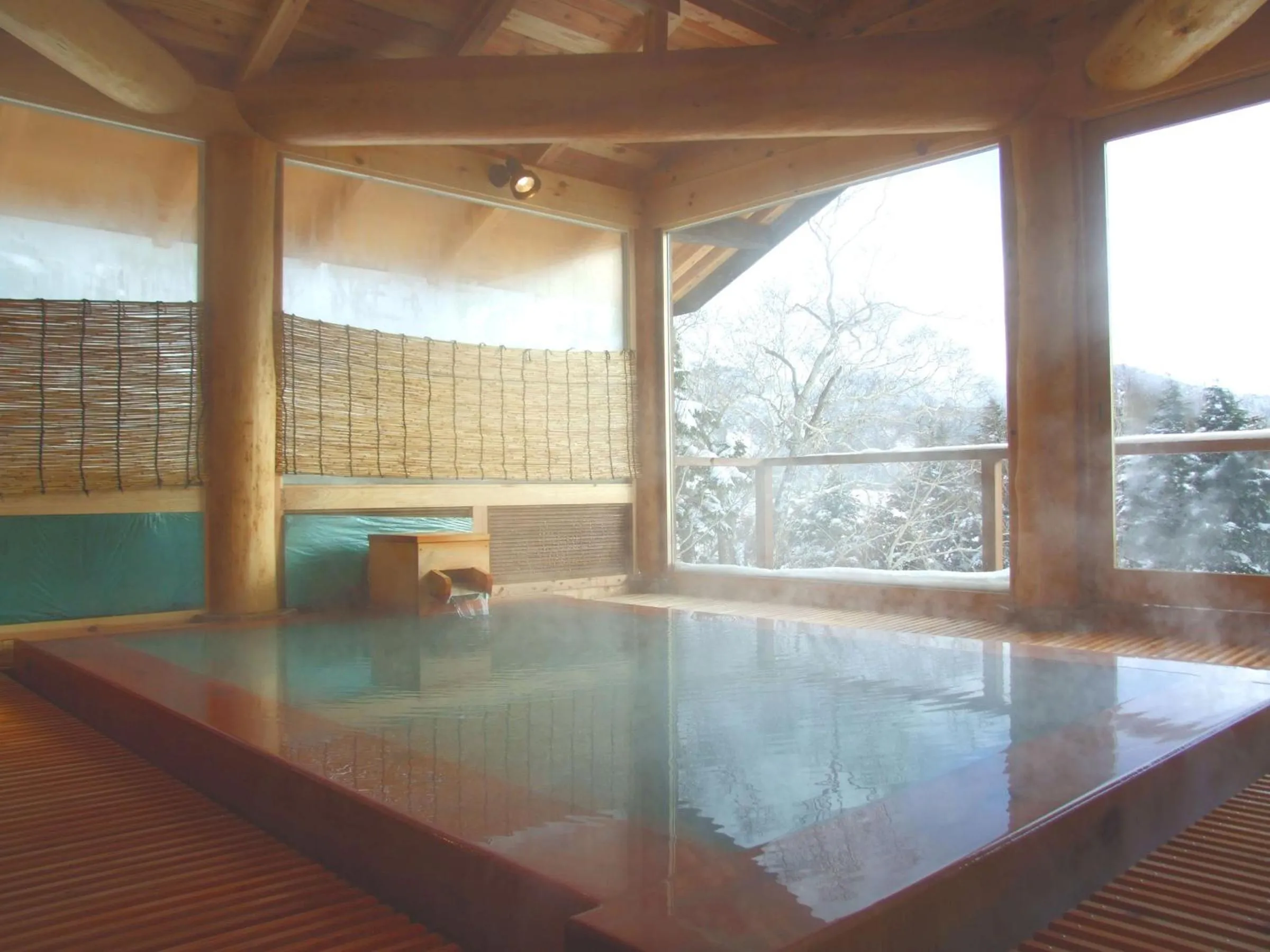 Hot Spring Bath in Manza Onsen Nisshinkan