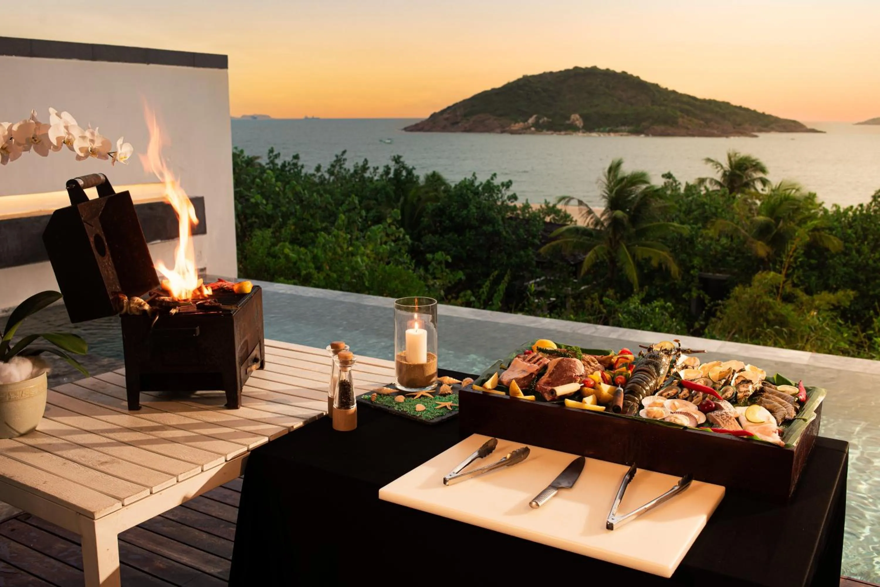 BBQ facilities in Anantara Quy Nhon Villas