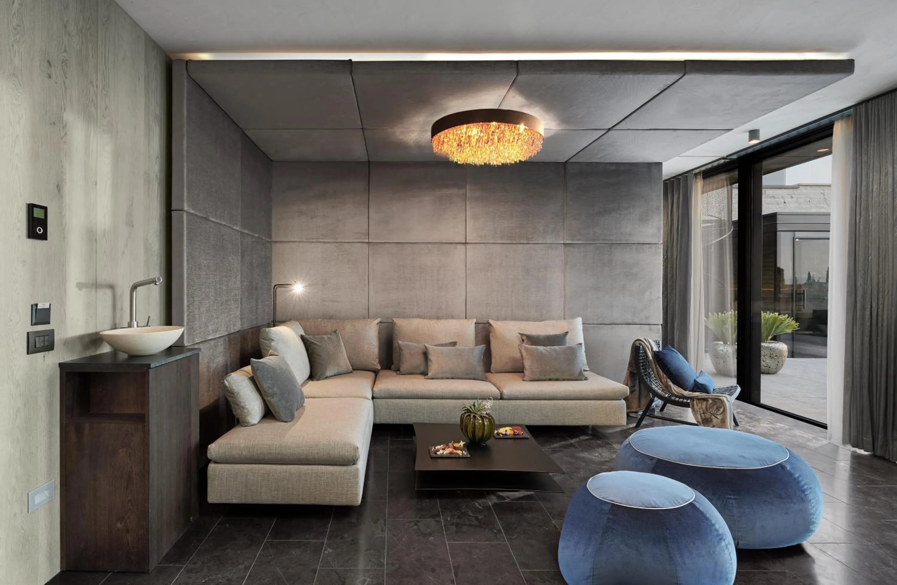 Living room in Quellenhof Luxury Resort Lazise