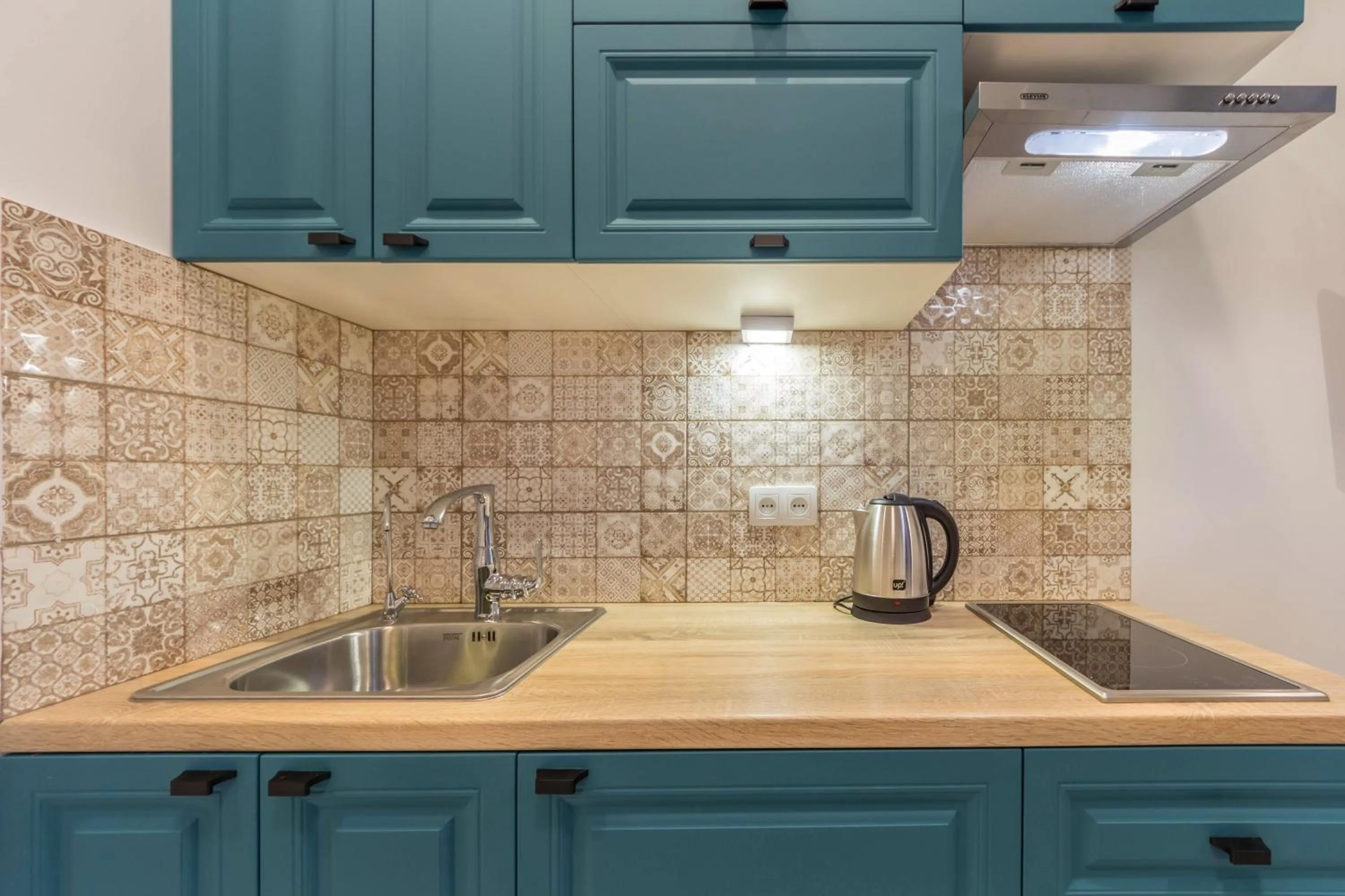 Kitchen or kitchenette in Idea Design Apart-Hotel