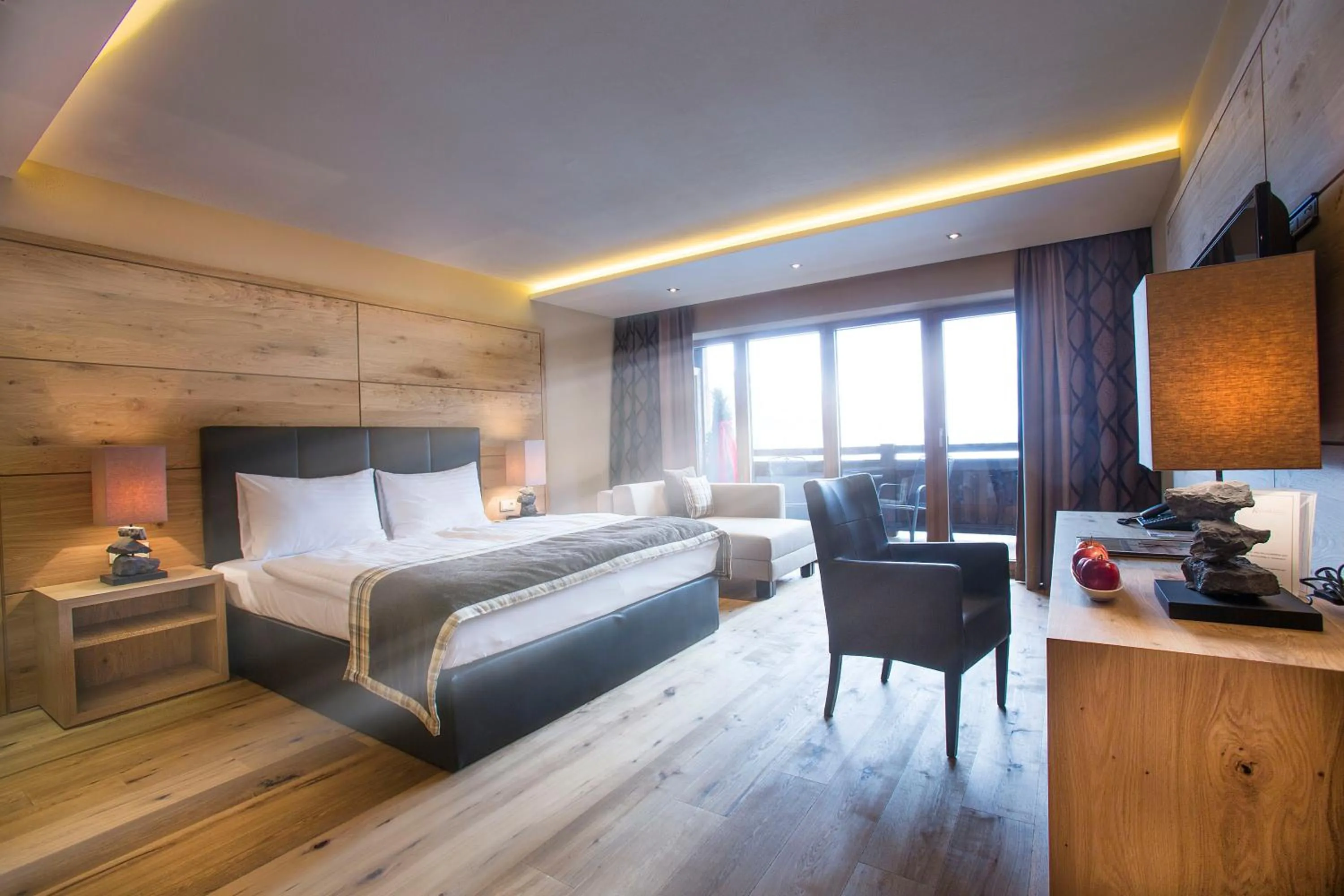 Bed in Das gemütliche Dorfhotel Kaltenhauser