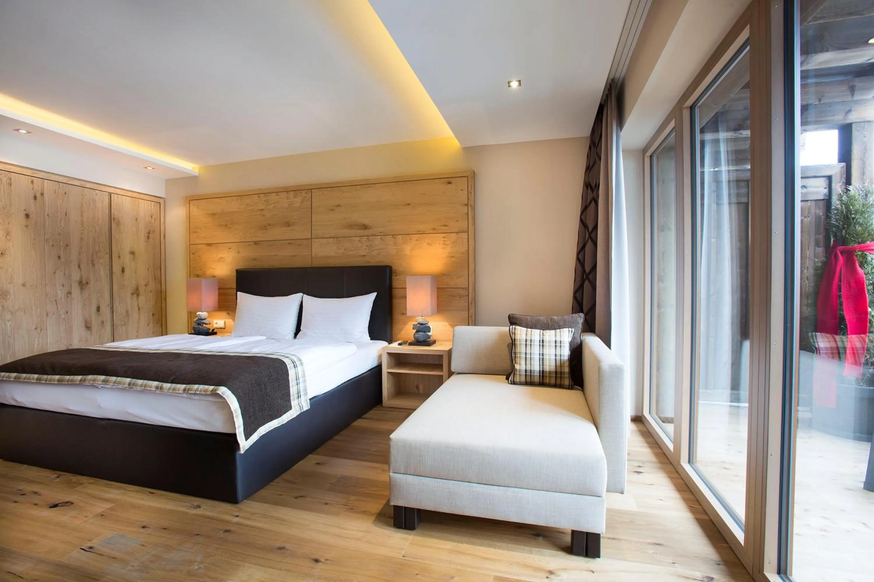 Bed in Das gemütliche Dorfhotel Kaltenhauser