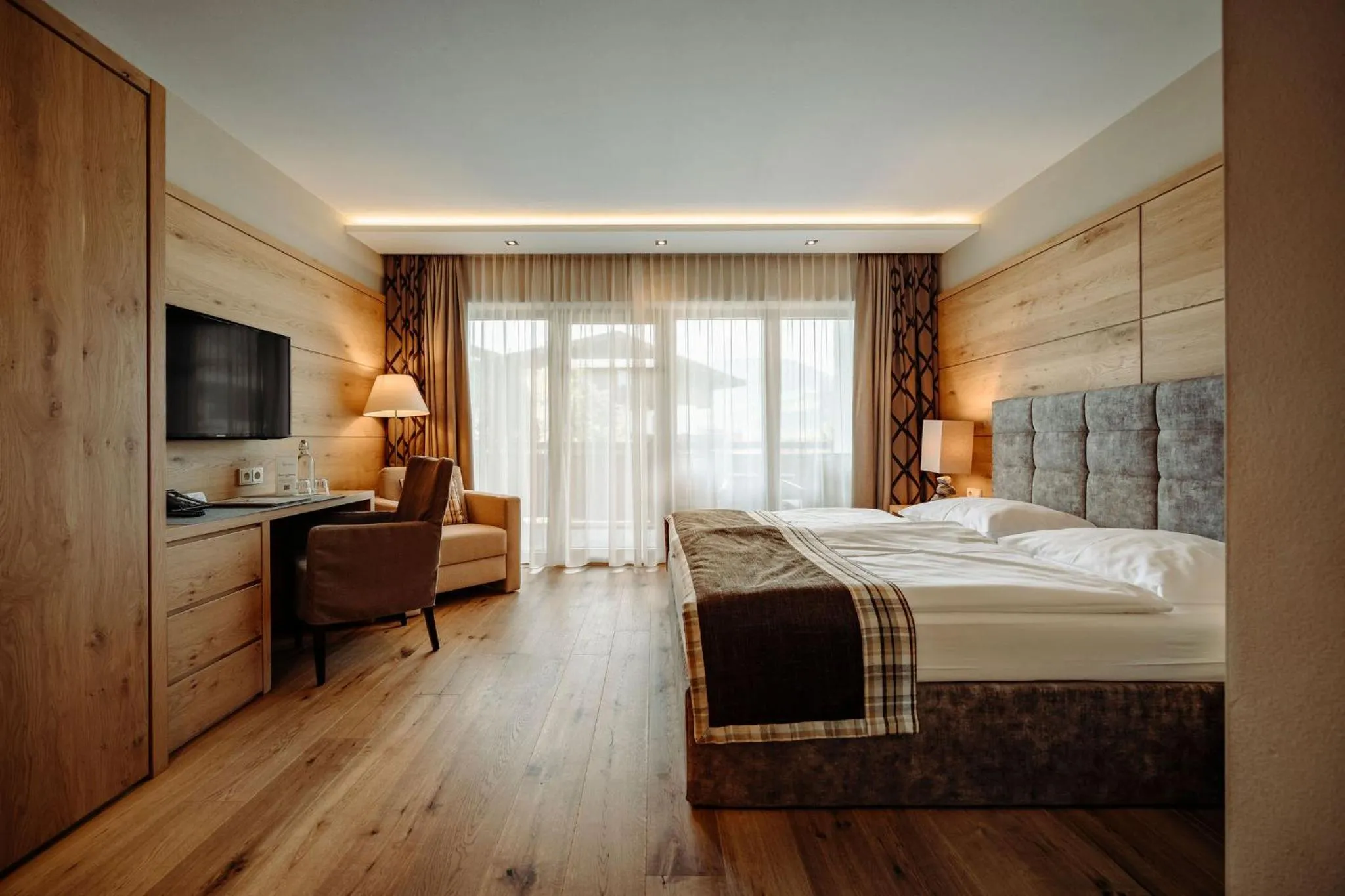 Bed in Das gemütliche Dorfhotel Kaltenhauser