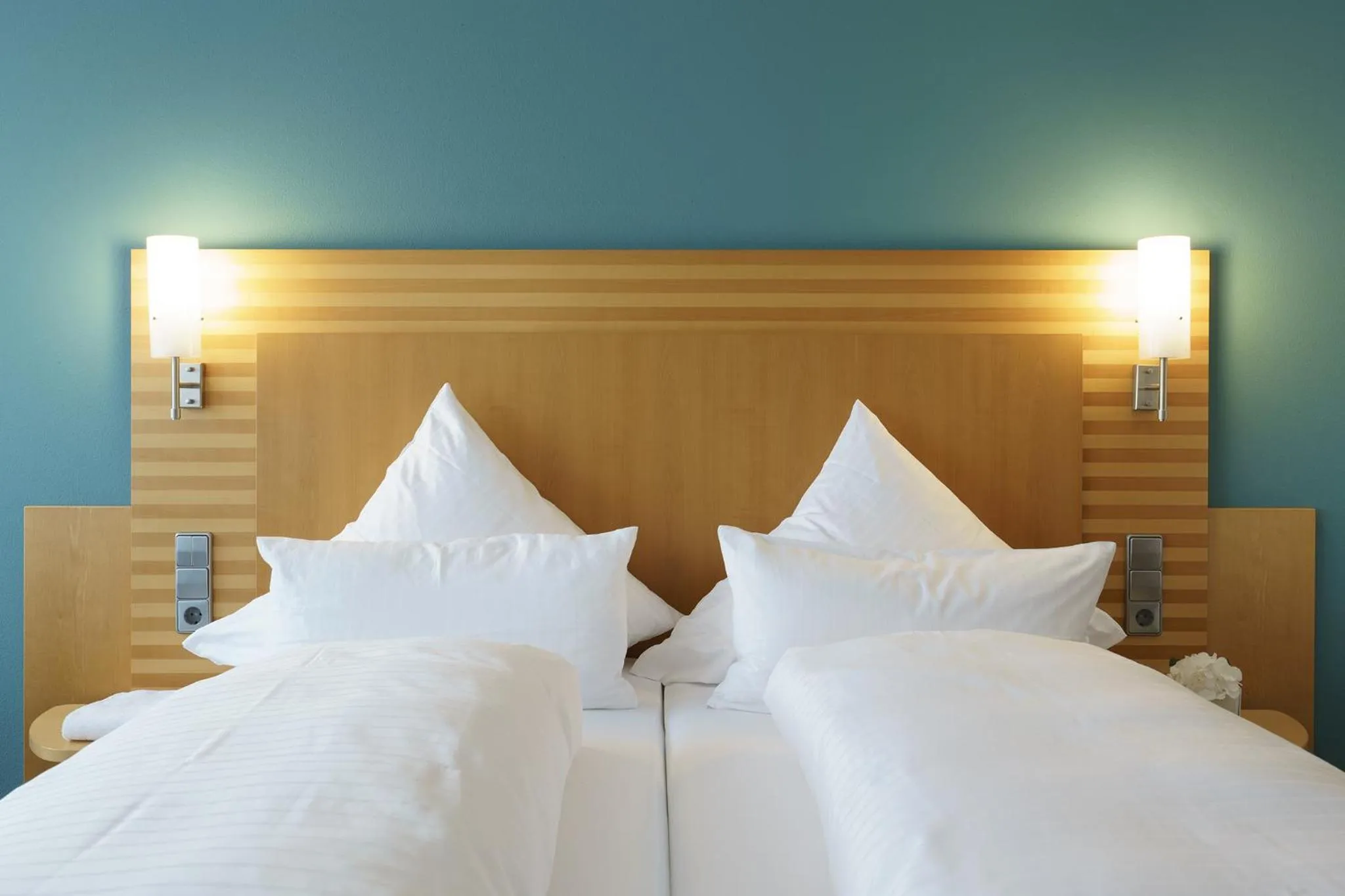 Bed in Hotel Hiller in Abstatt