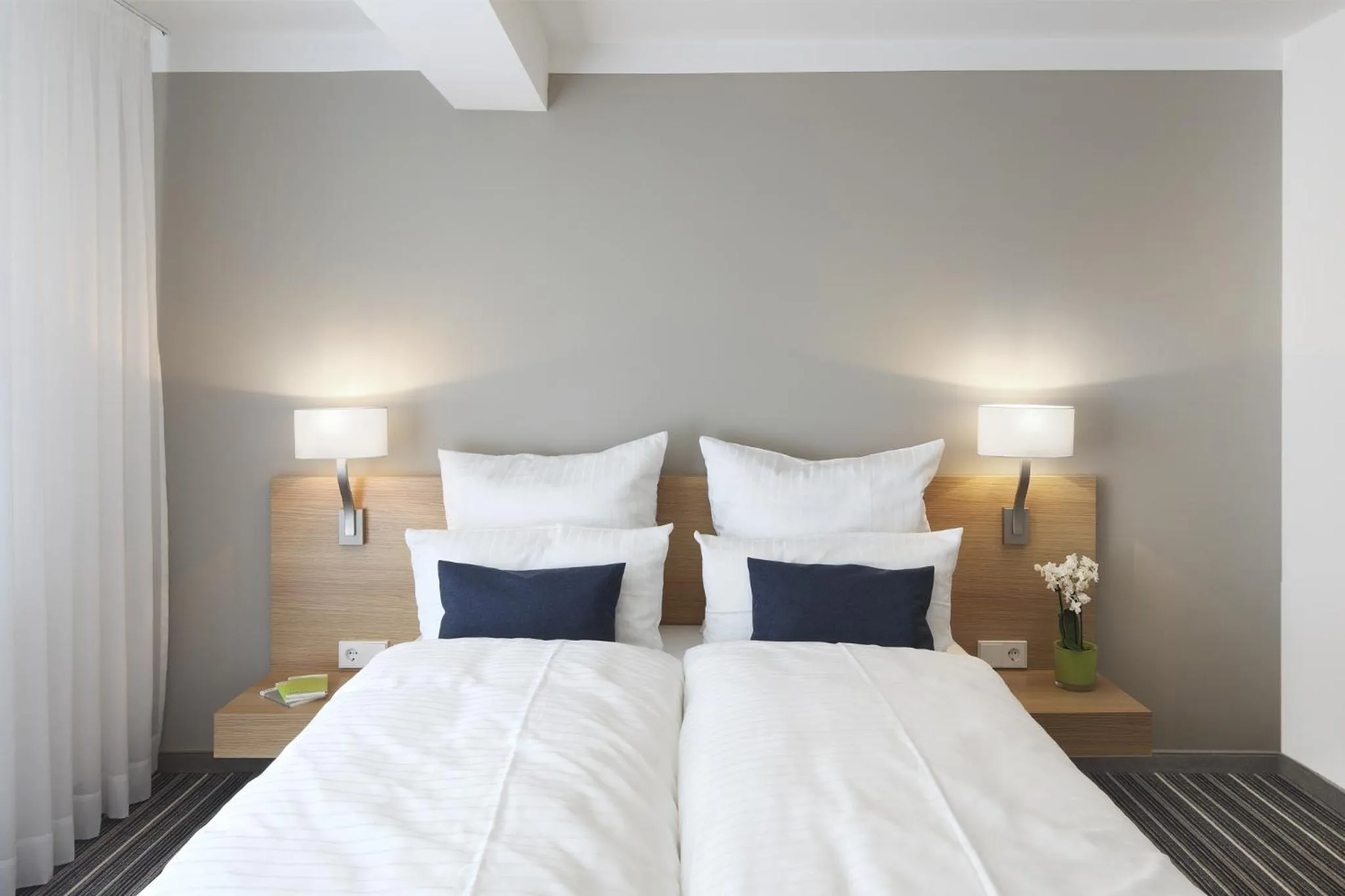 Bed in Hotel Hiller in Abstatt