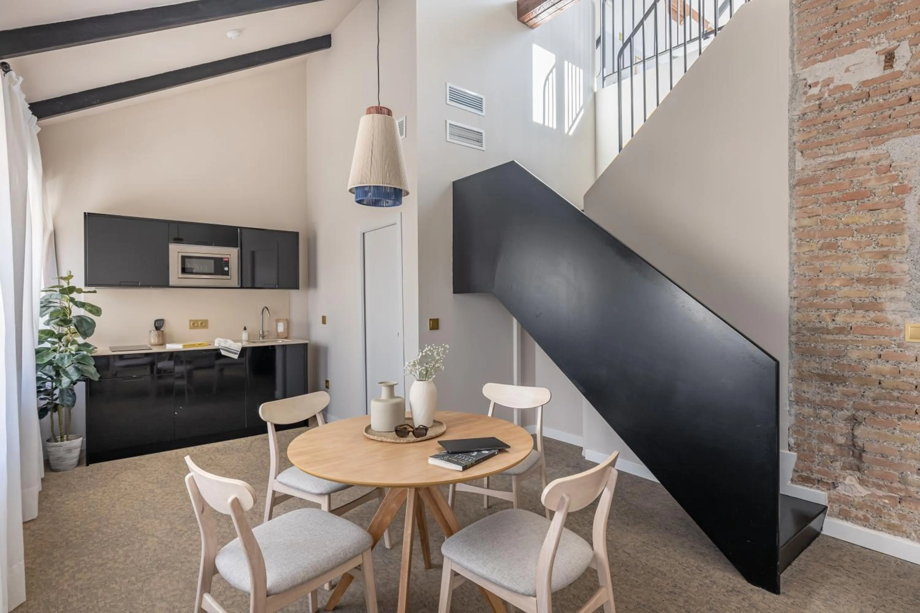 Kitchen or kitchenette in Líbere Málaga Teatro Romano