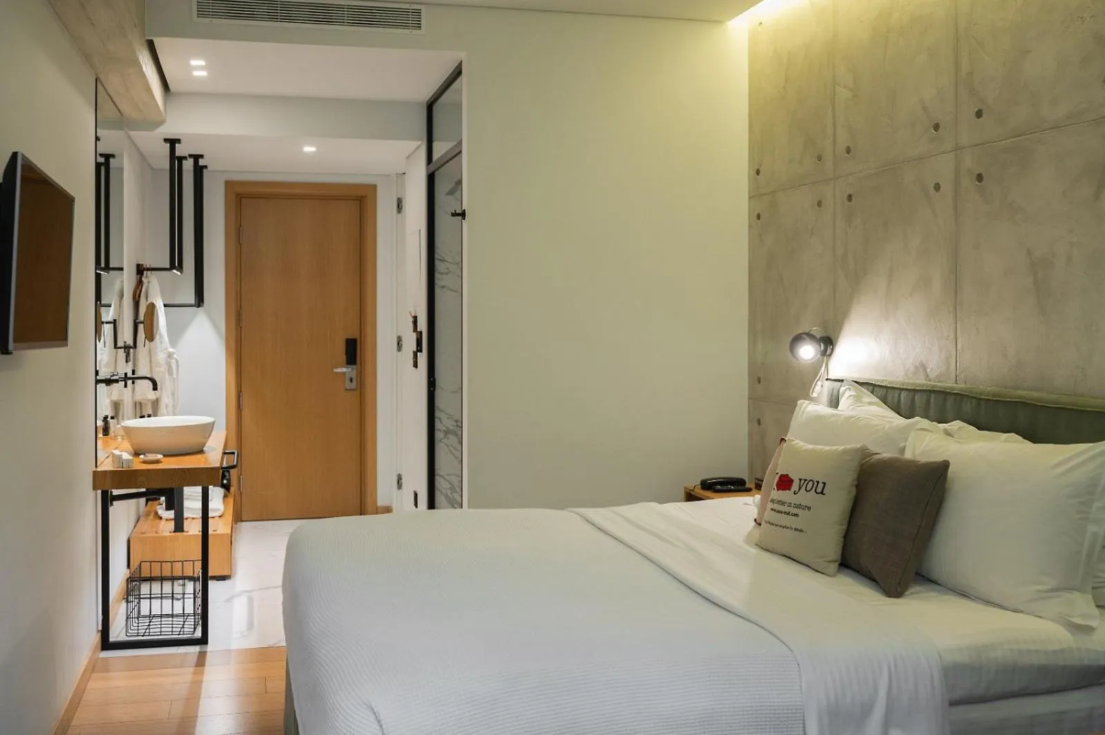 Bedroom, Bed in COCO-MAT Athens Jumelle