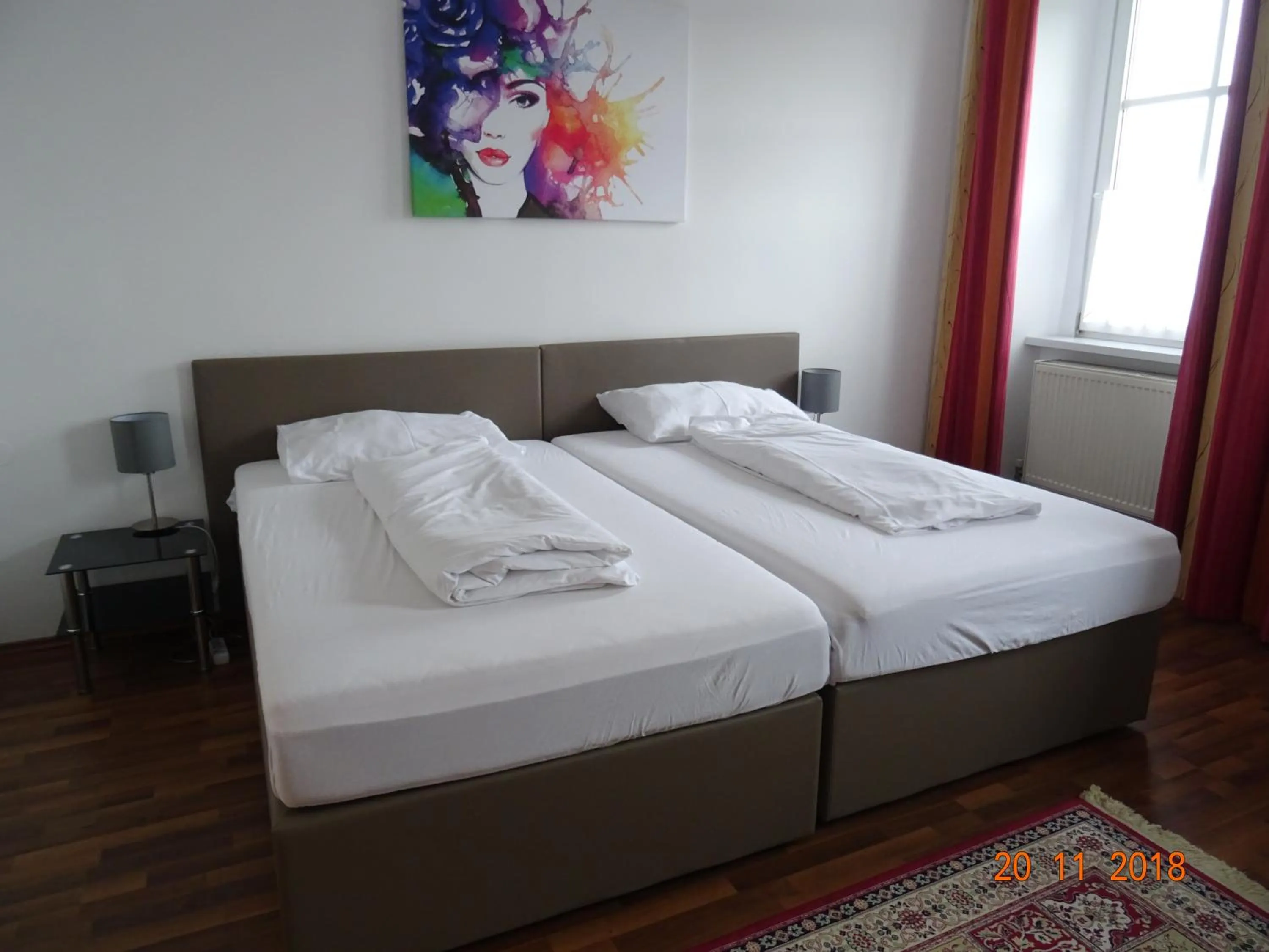 Bed in Hotel-Restaurant zum Donaueck Mauthausen