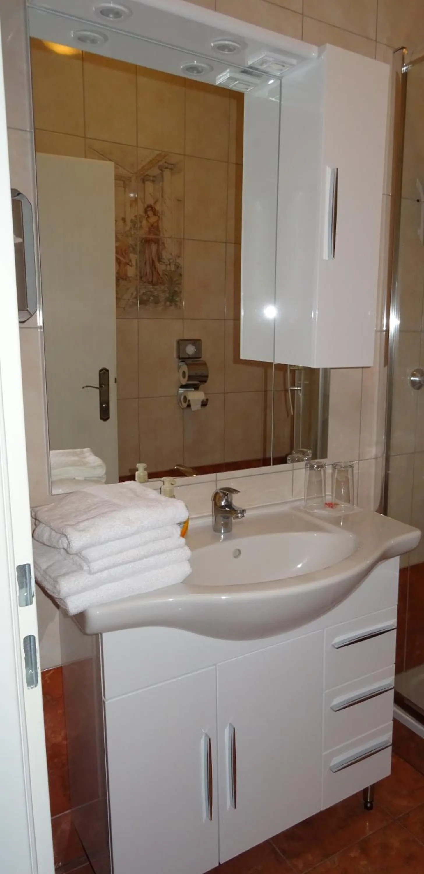 Shower in Hotel-Restaurant zum Donaueck Mauthausen