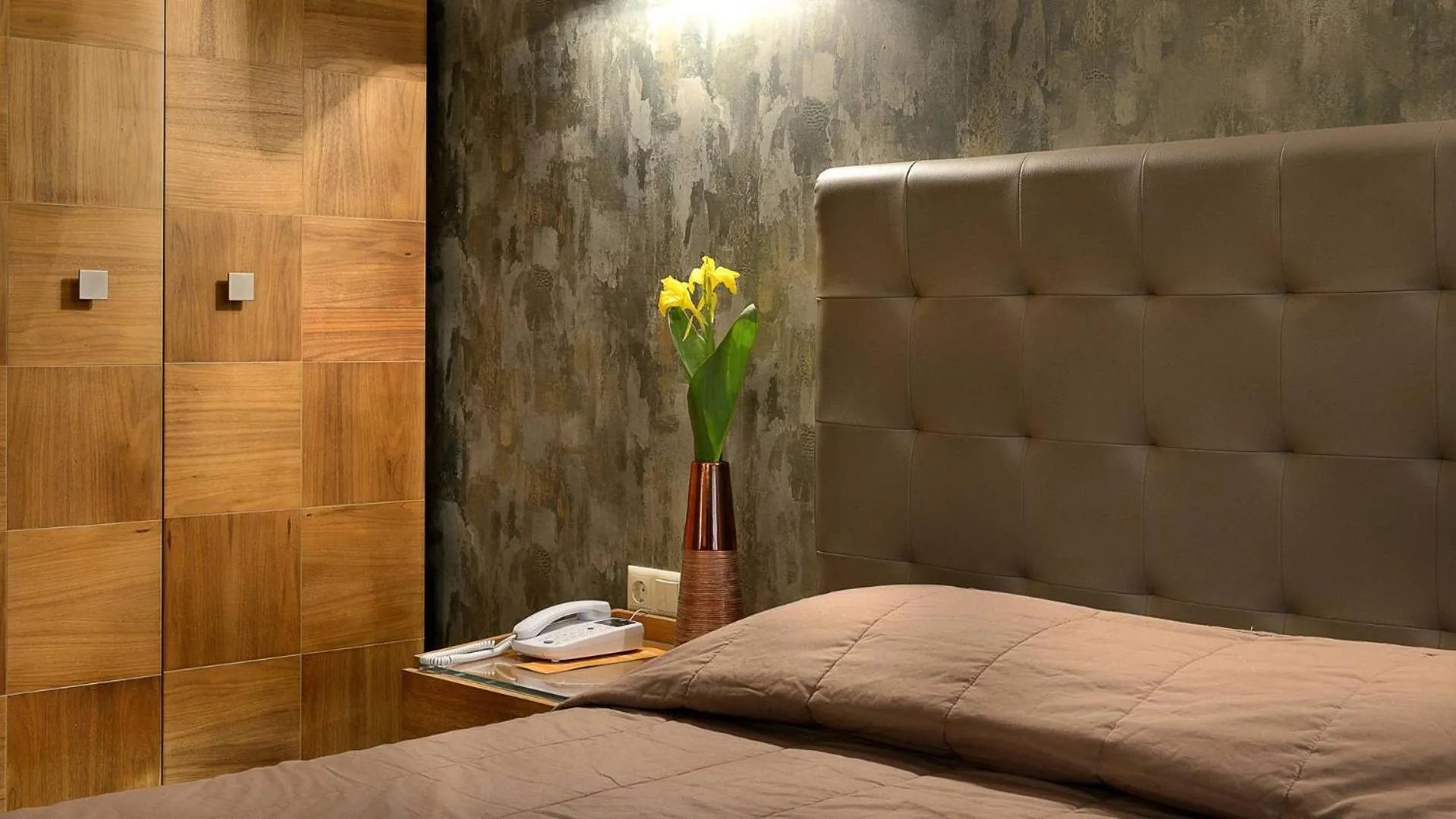 Bed in Atrium Hotel Thassos