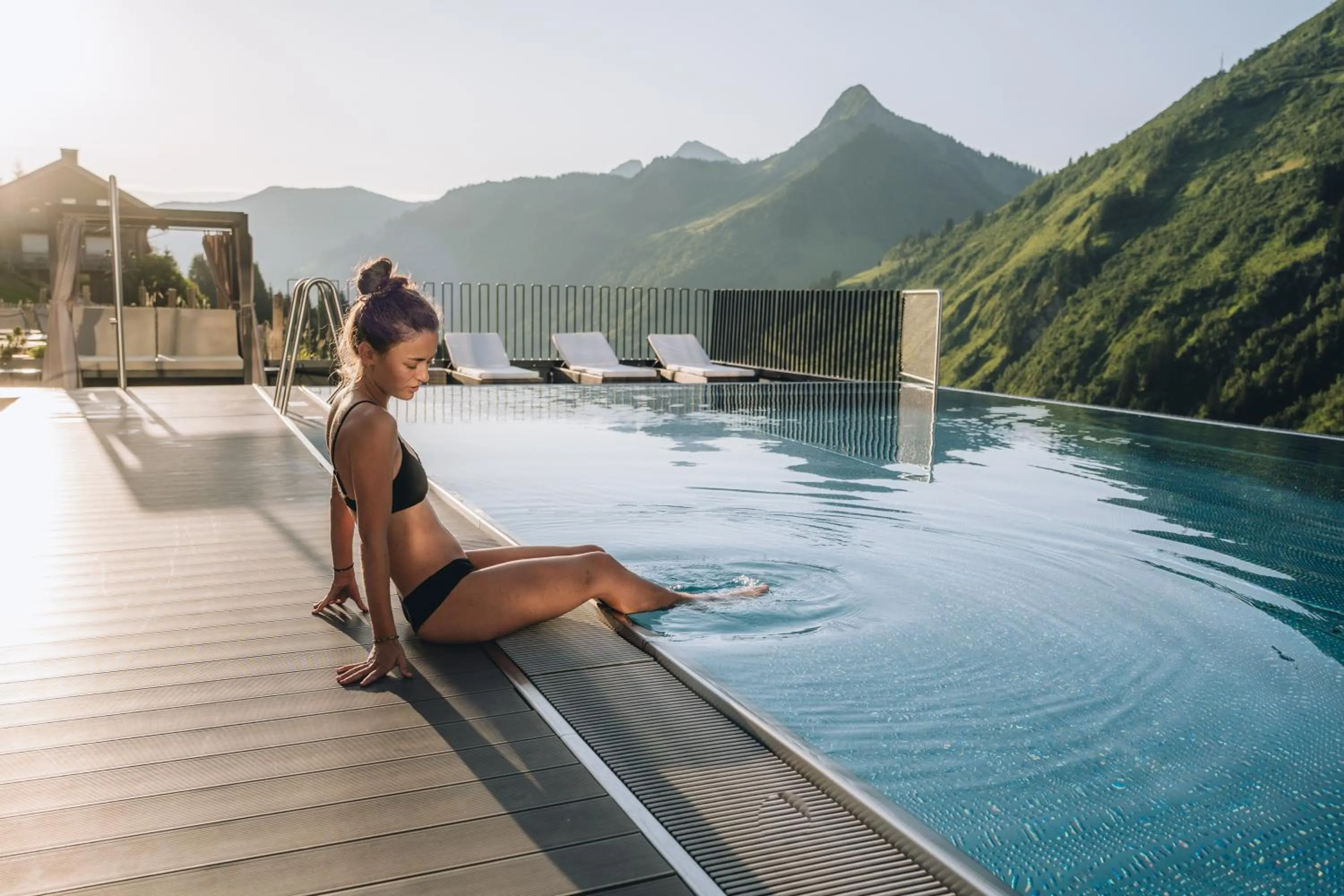 Swimming pool in Damülser Hof - Wellness & Spa Superior