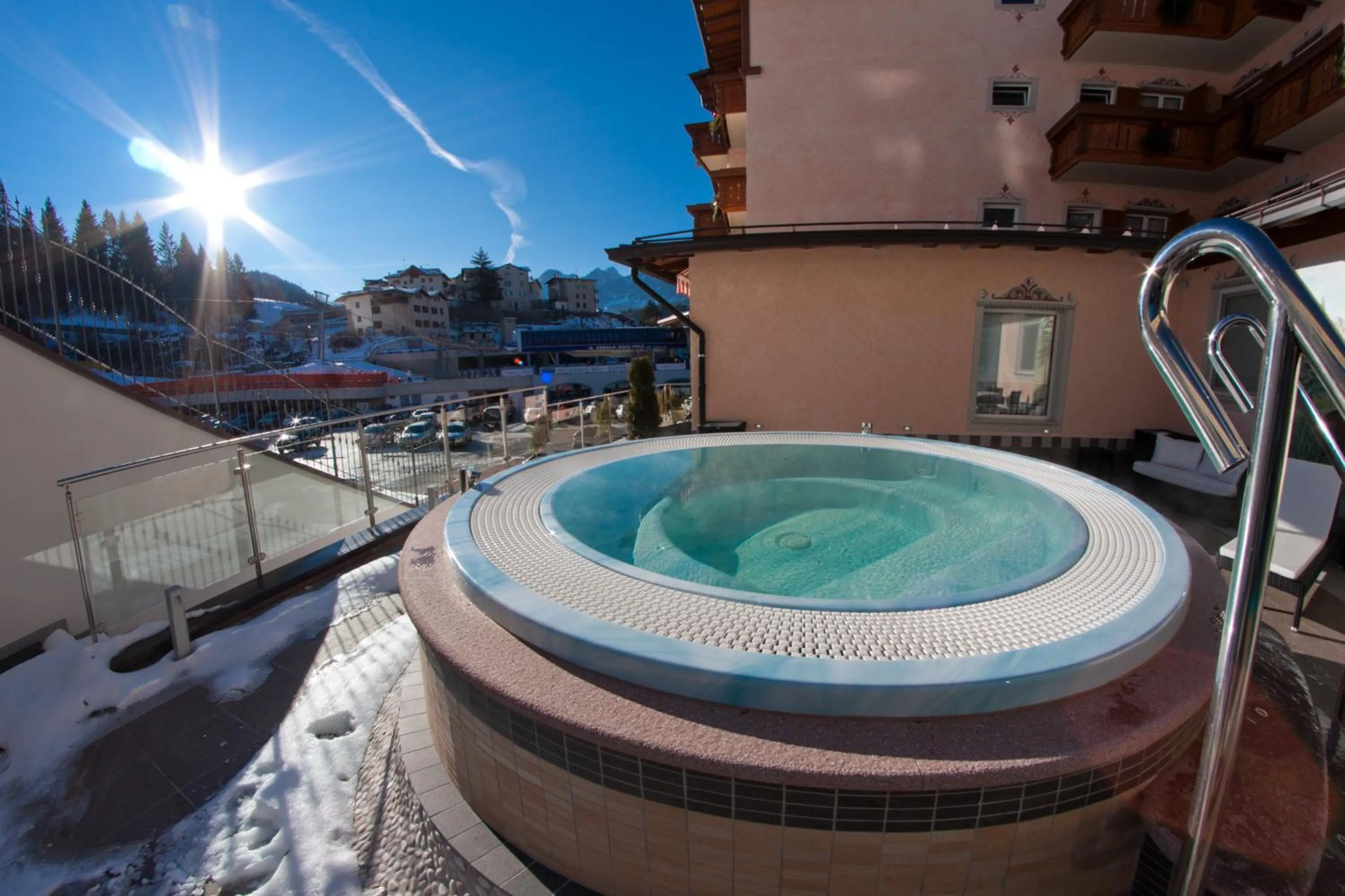 Hot Tub in Hotel Cristallo