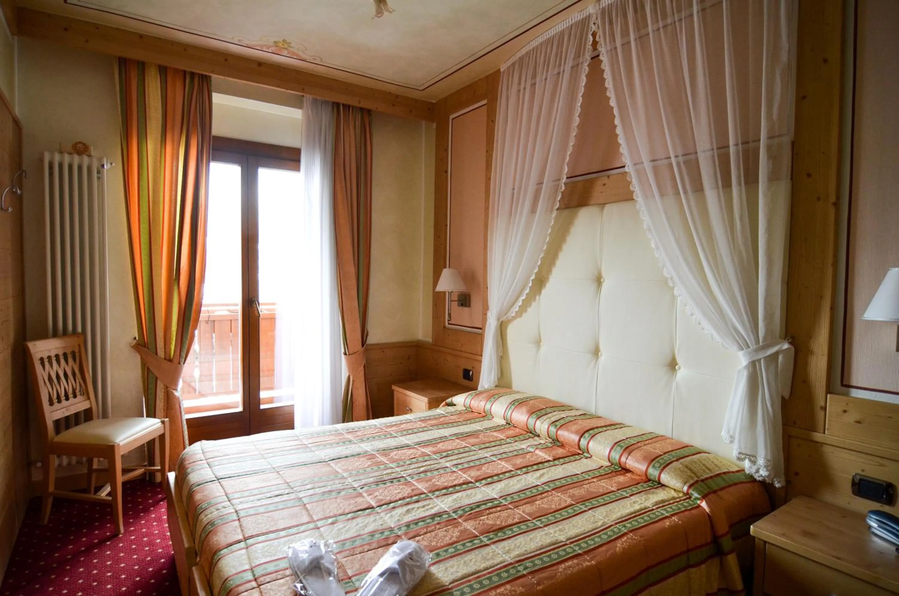 Bed in Hotel Cristallo