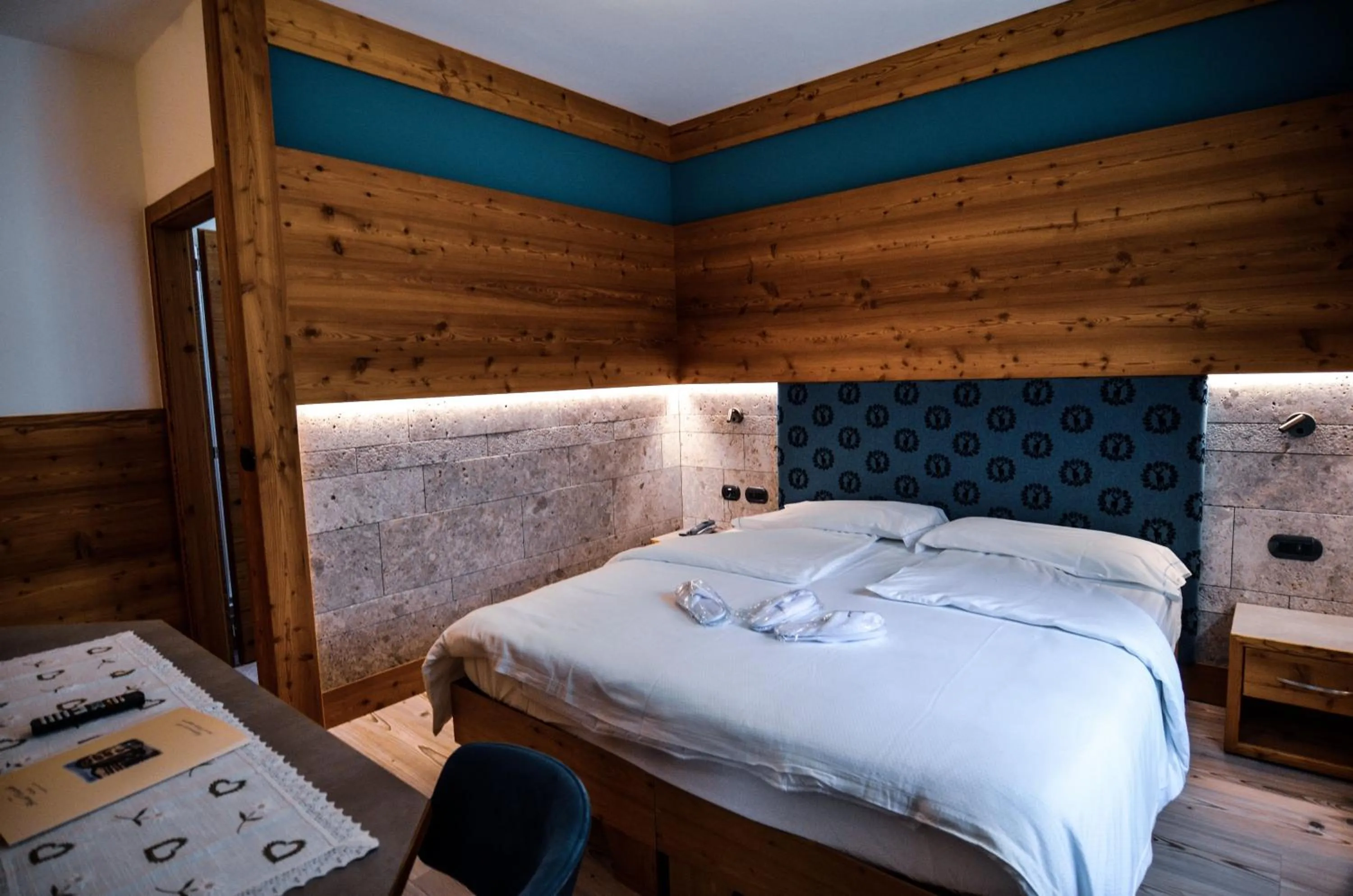 Bed in Hotel Cristallo