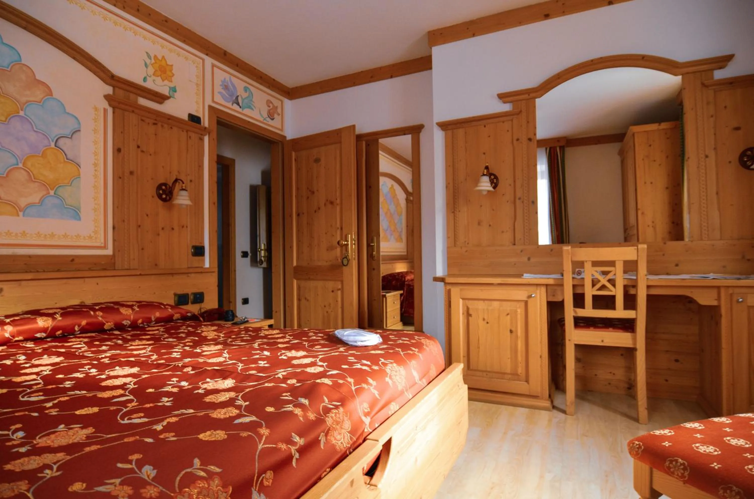 Bed in Hotel Cristallo