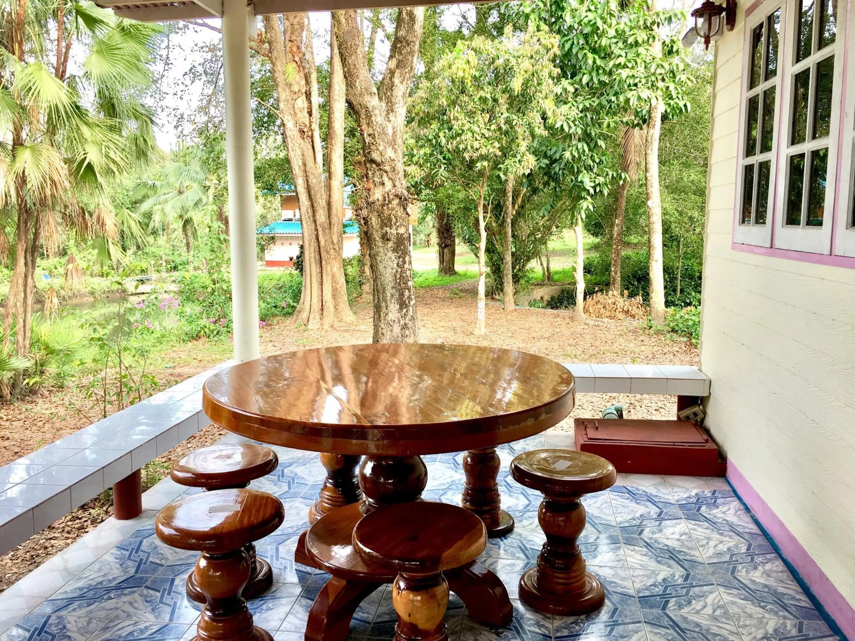 Garden view in นาหินลาดรีสอร์ท Nahinlad Resort