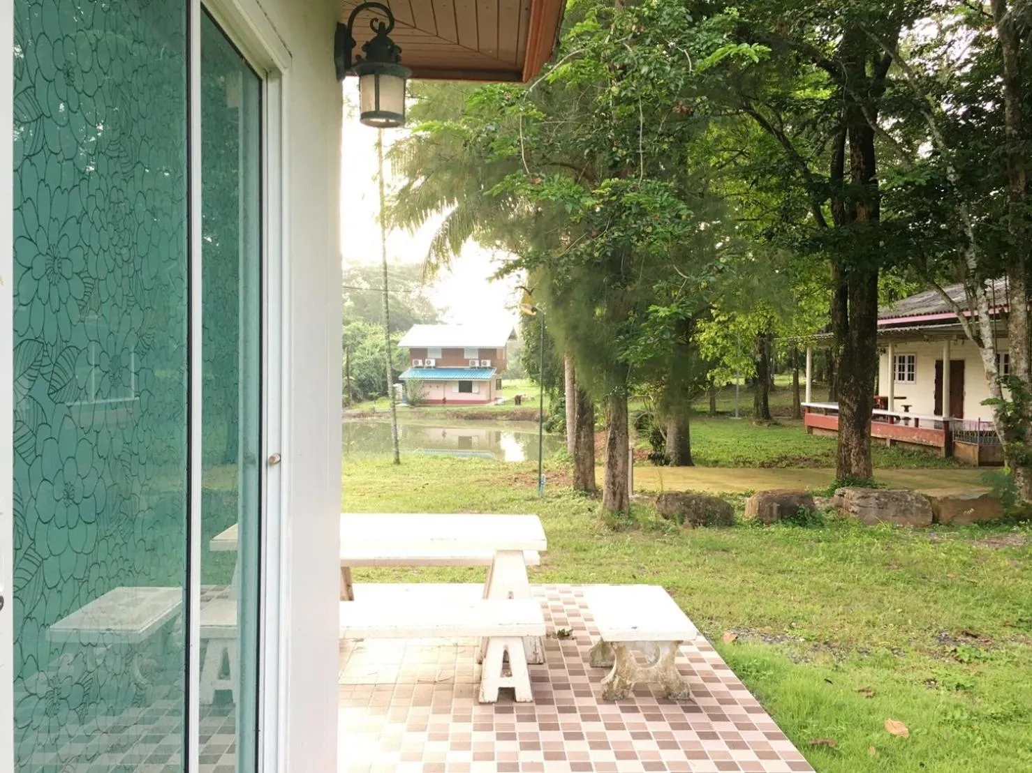 Patio in นาหินลาดรีสอร์ท Nahinlad Resort