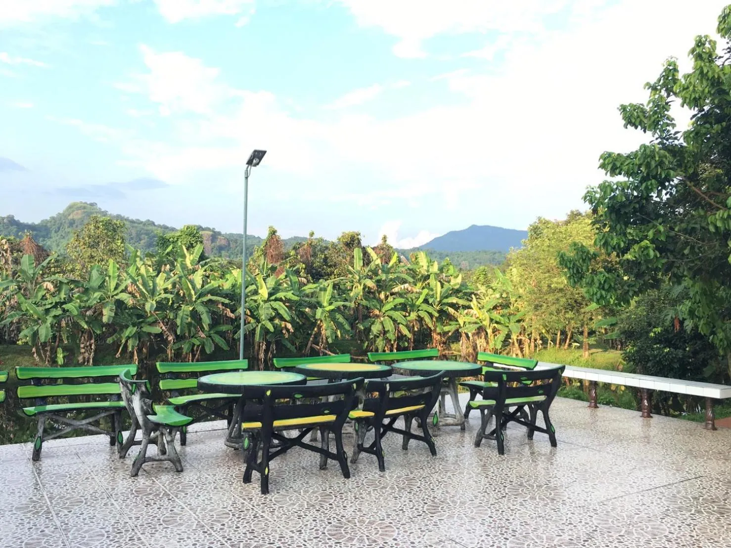 Patio in นาหินลาดรีสอร์ท Nahinlad Resort