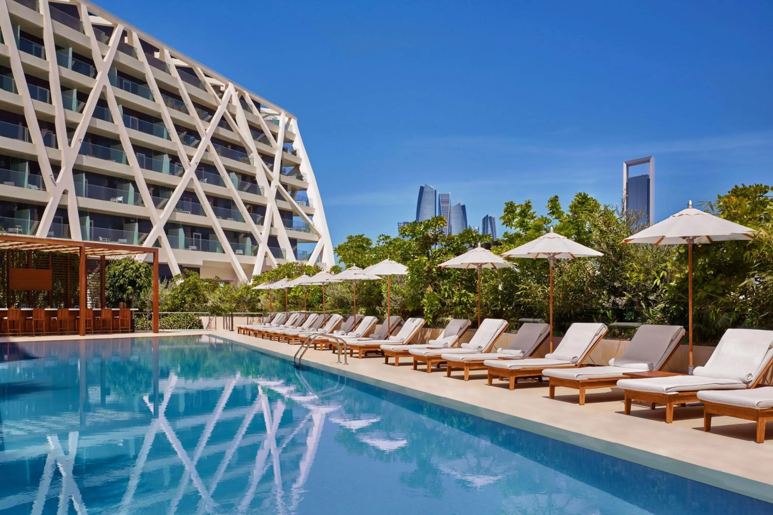 Swimming pool in The Abu Dhabi EDITION