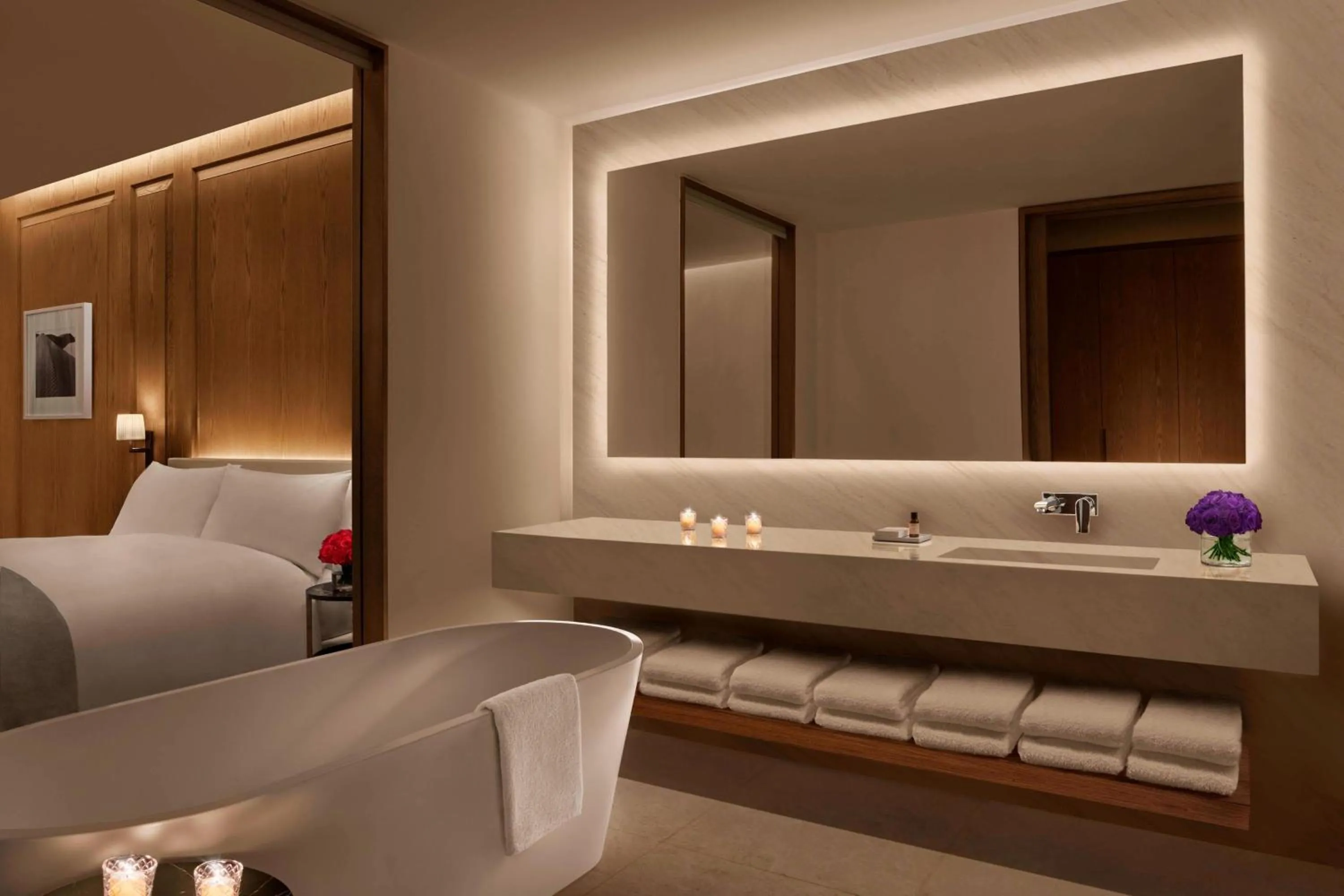 Bathroom in The Abu Dhabi EDITION