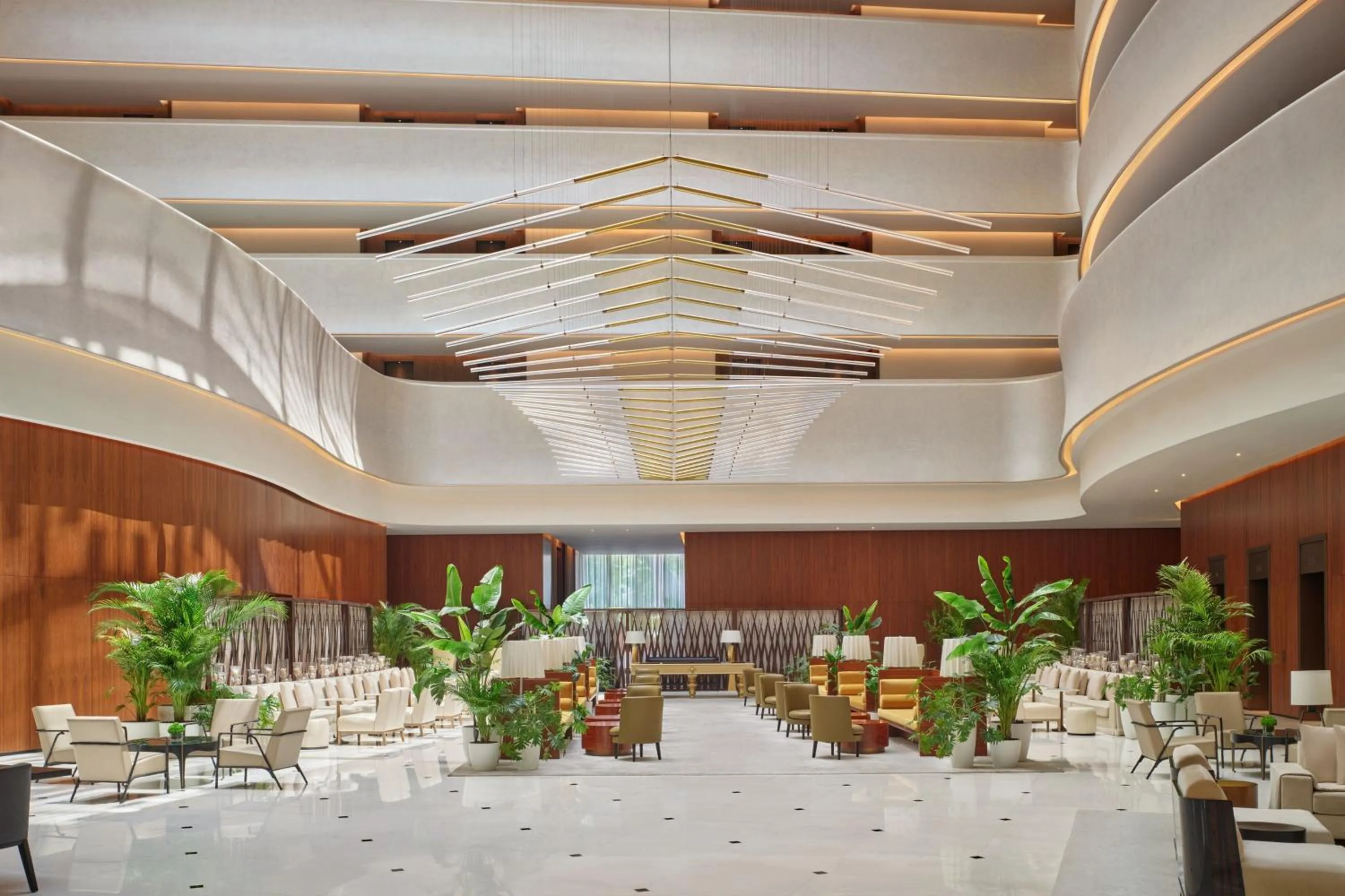 Lobby or reception in The Abu Dhabi EDITION